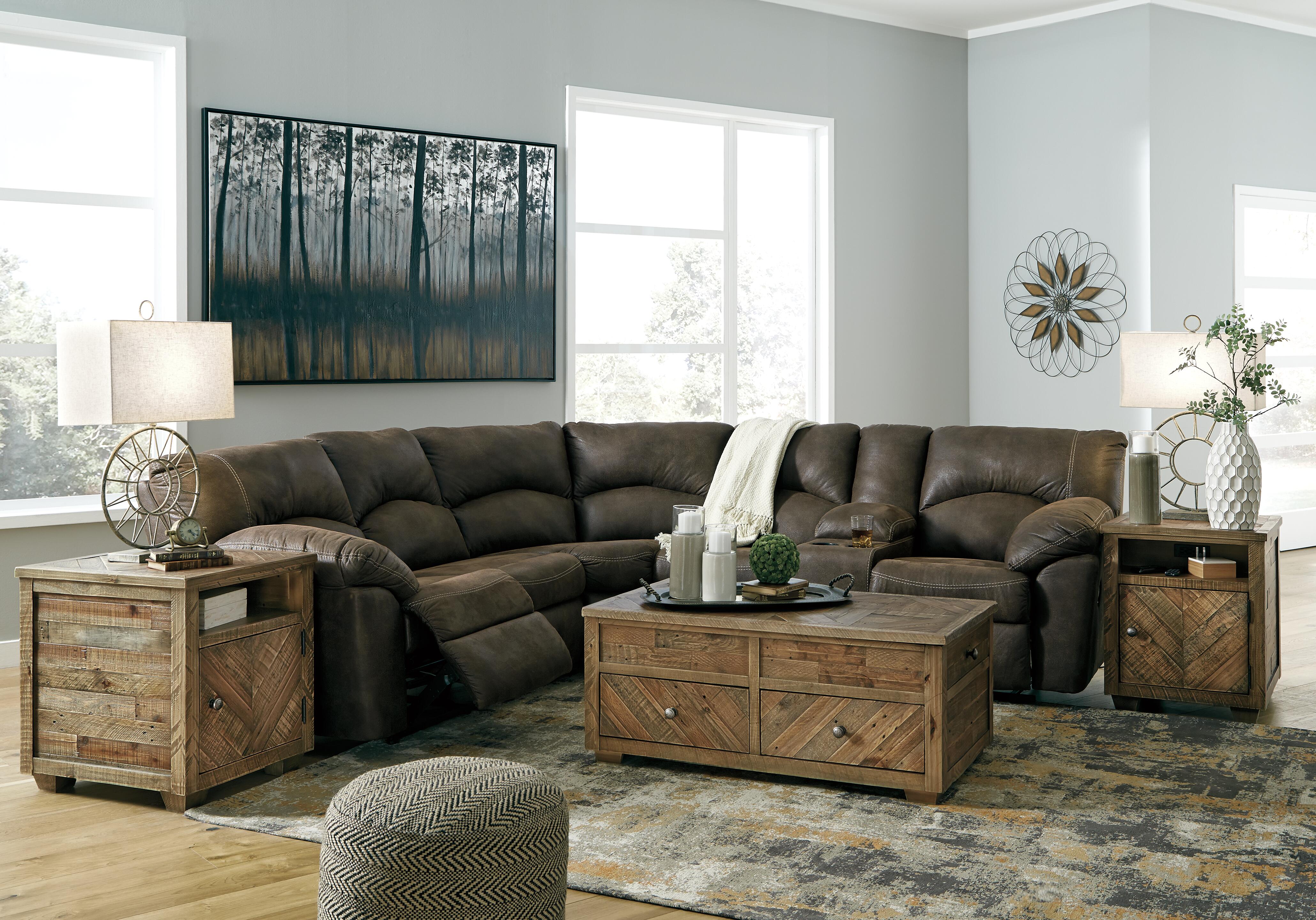 CIBONシェルフ #2 Tambo 2-Piece Manual Reclining Sectional | Ashley