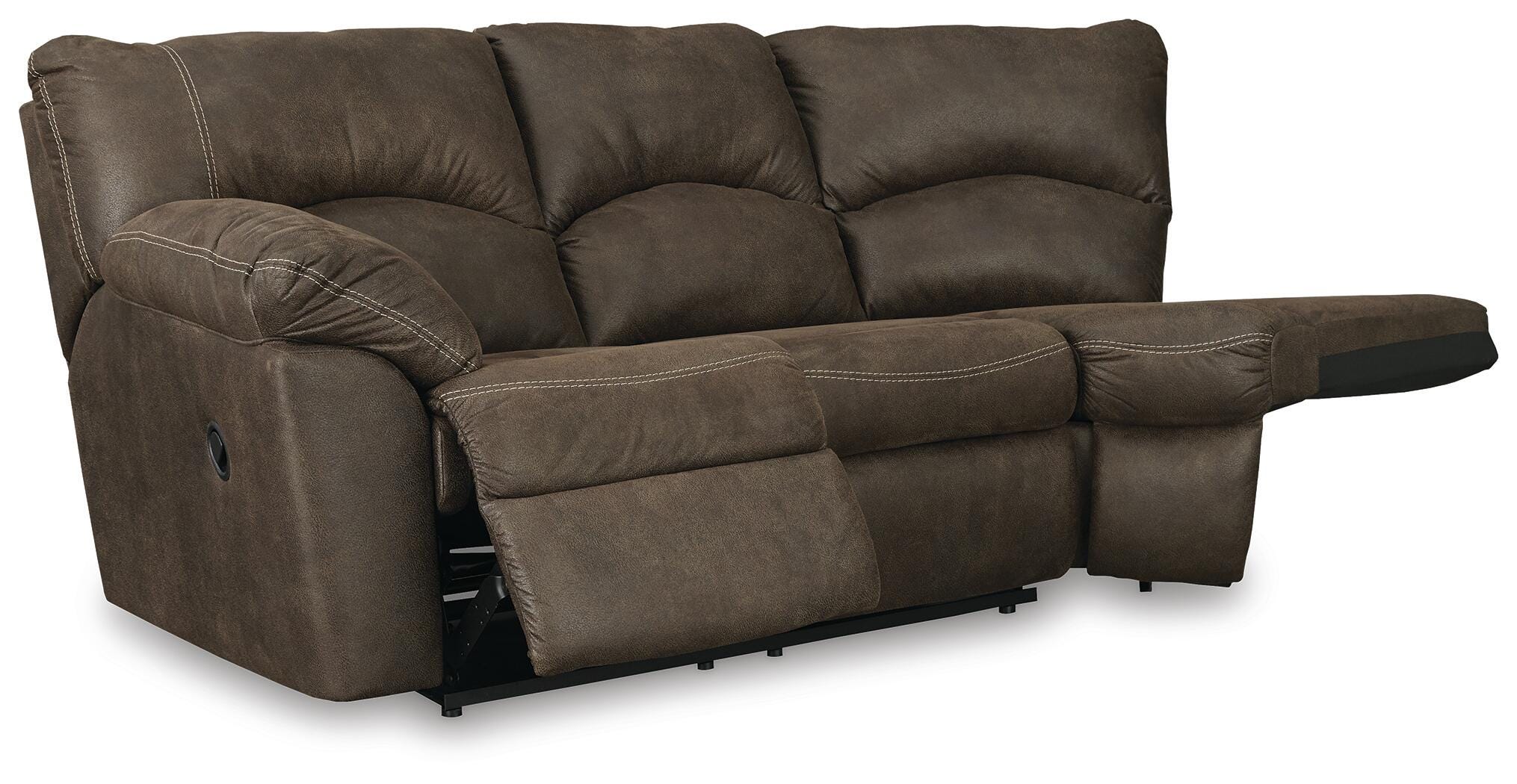 Tambo 2-Piece Reclining Sectional and 2 Recliners - image 4