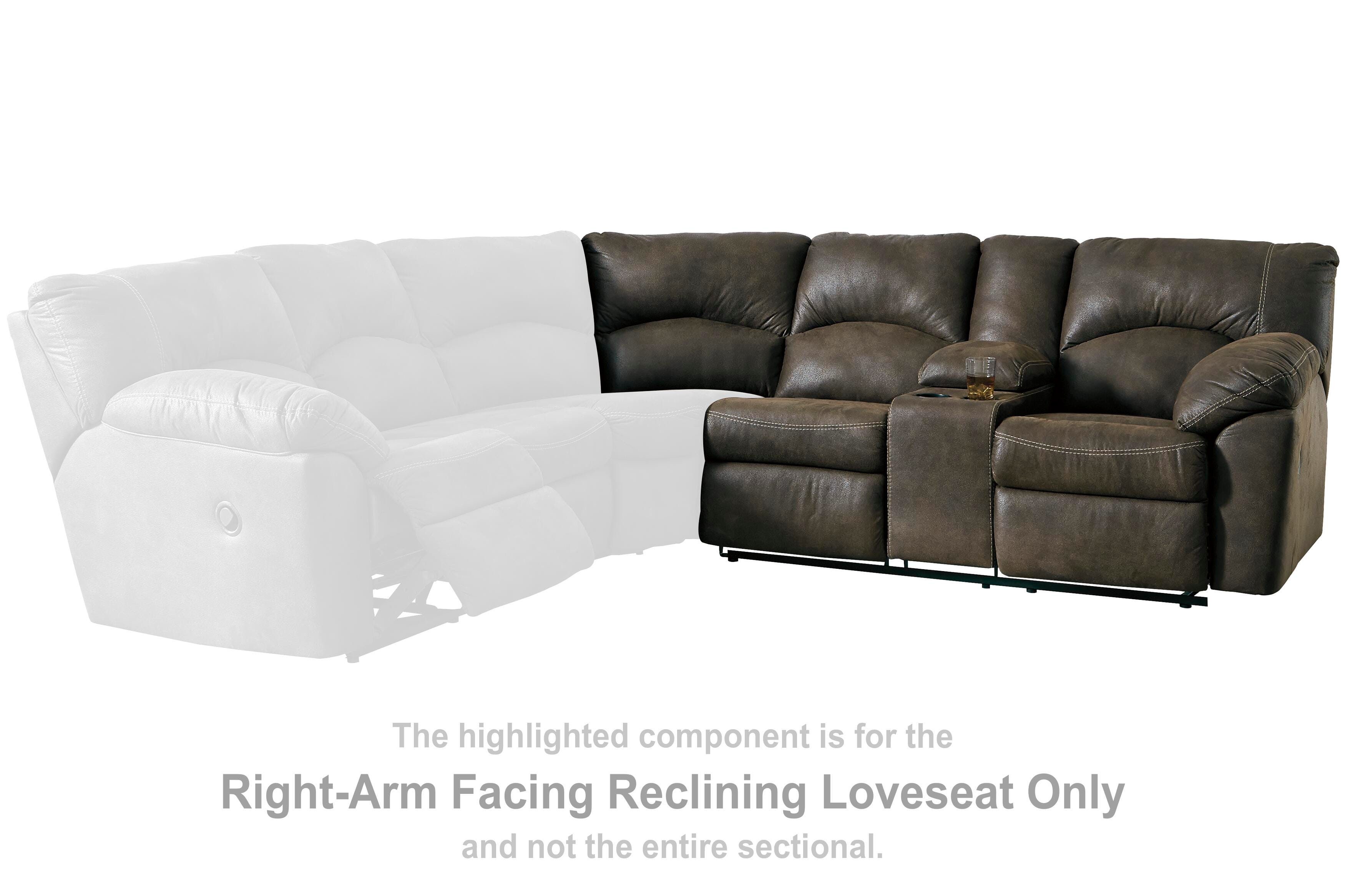 Tambo Right-Arm Facing Reclining Loveseat - image 2