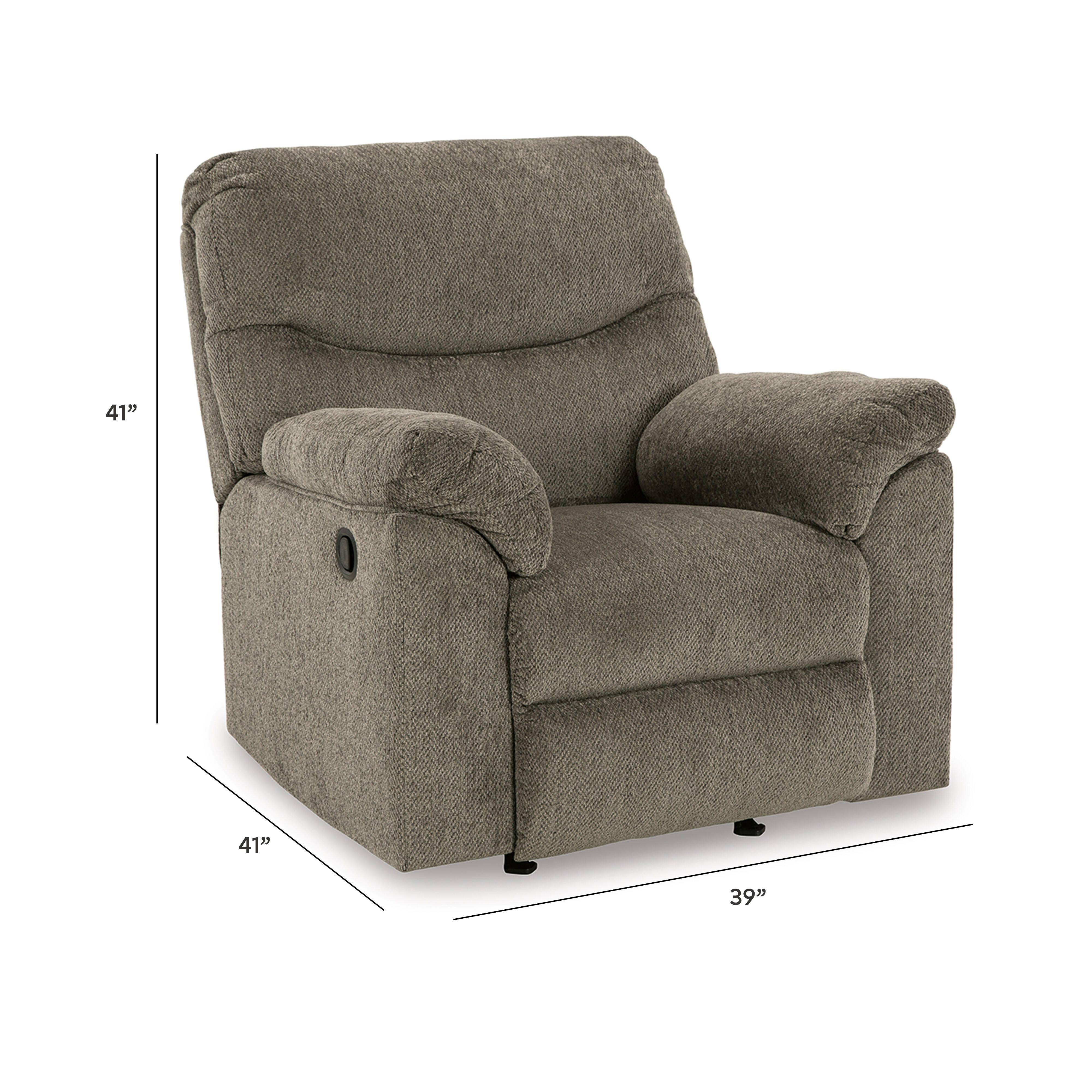 Alphons Recliner, Putty, large