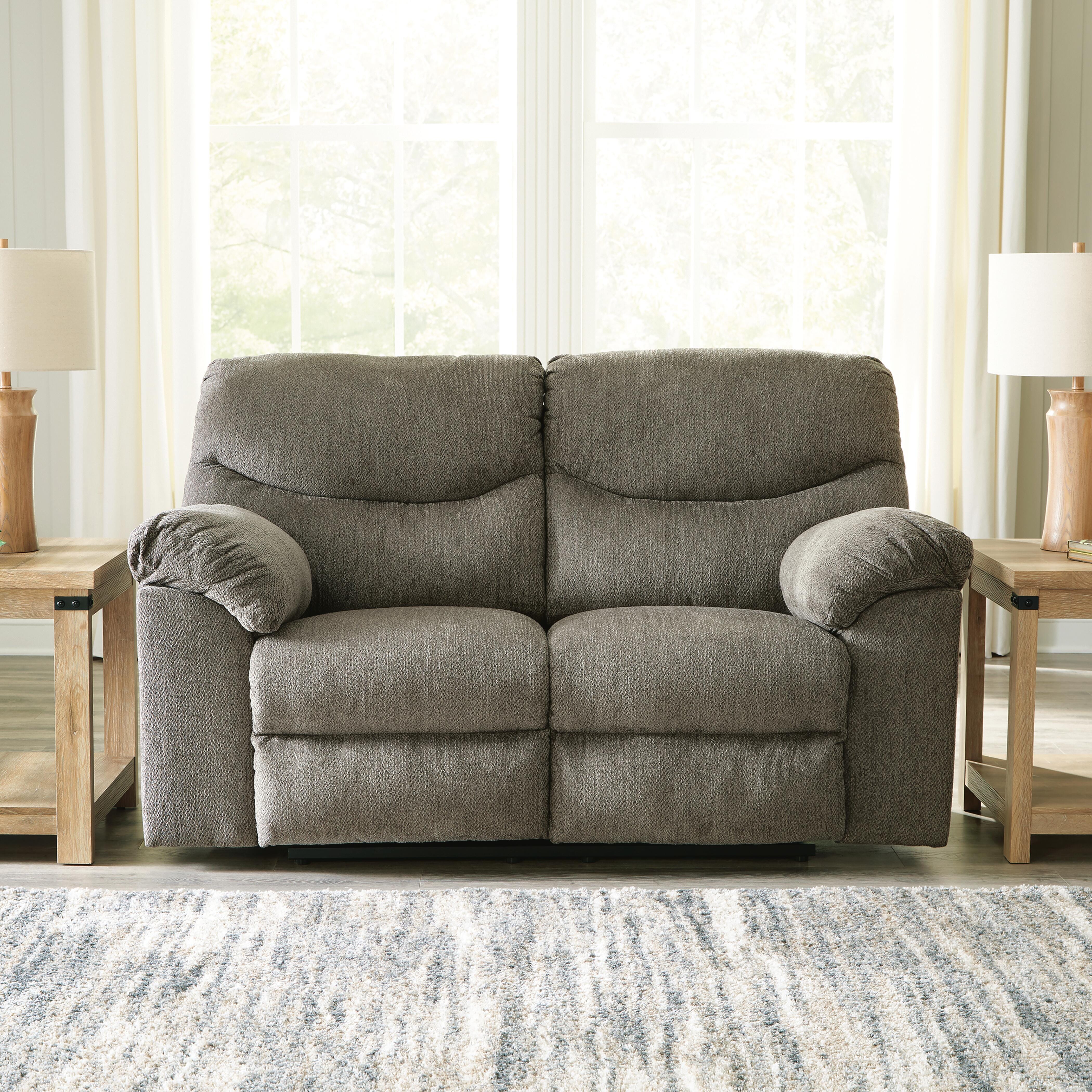 Alphons Reclining Loveseat, Putty, large