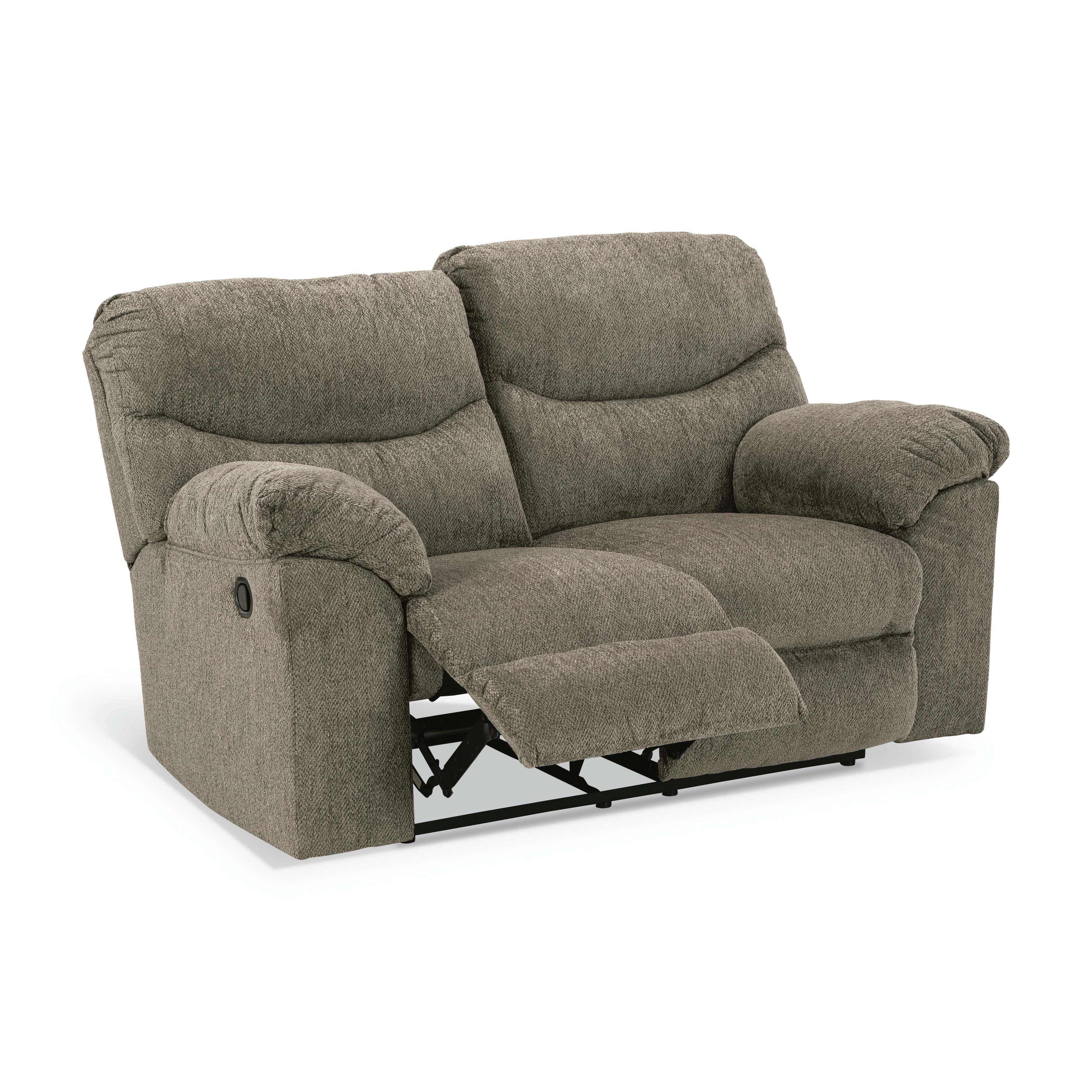 Alphons Reclining Loveseat, Putty, large