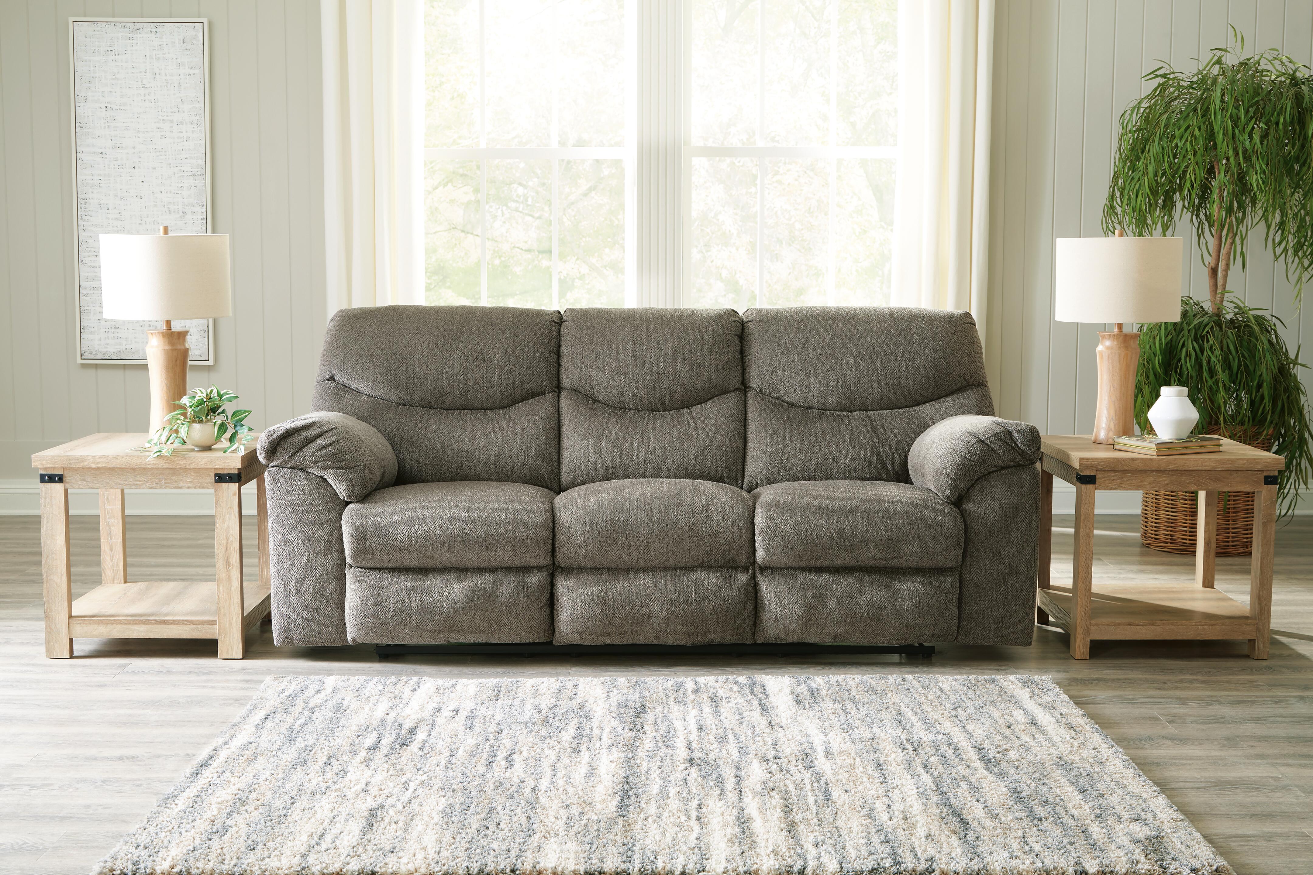 Alphons Reclining Sofa, Putty, rollover