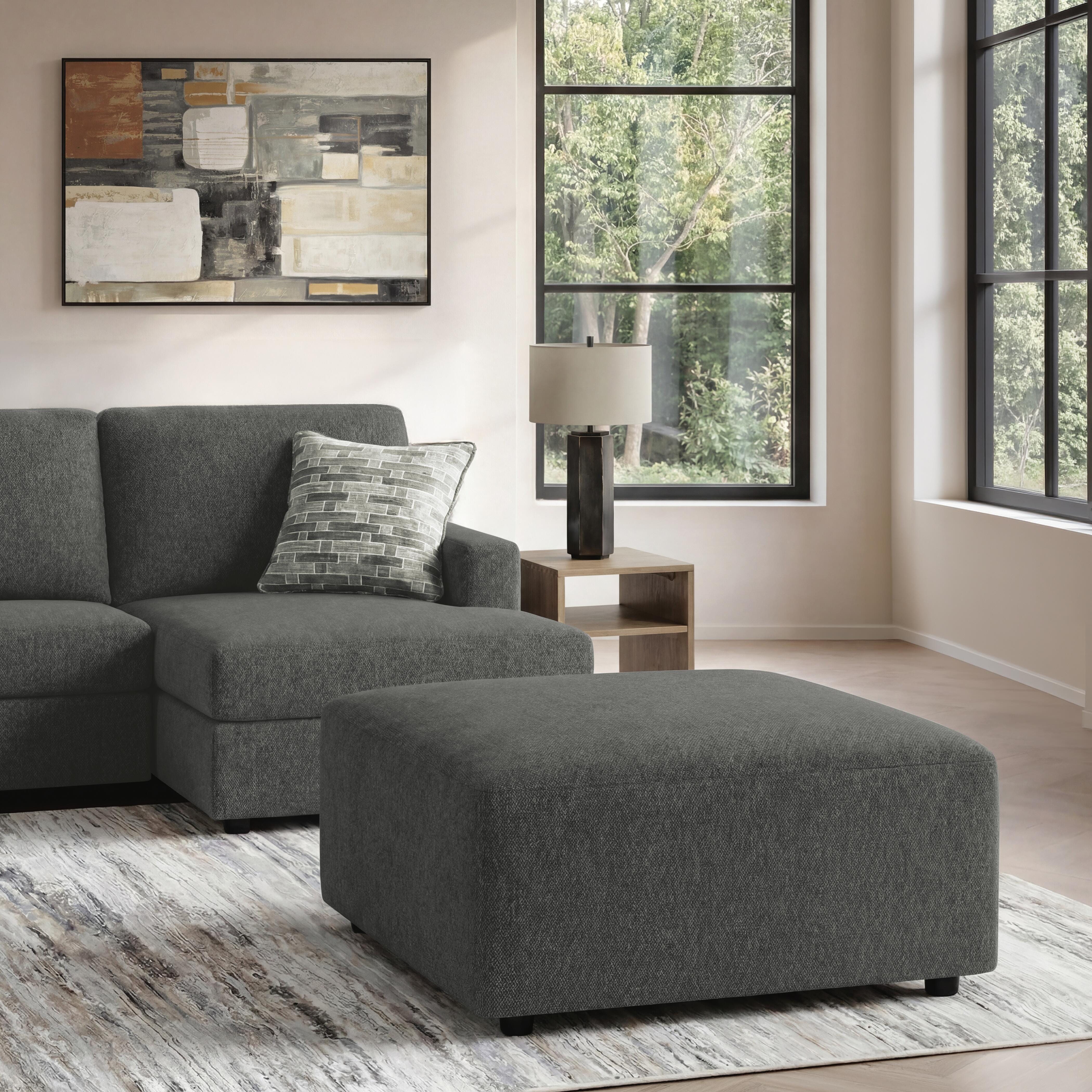 Edenfield Oversized Accent Ottoman - image 2