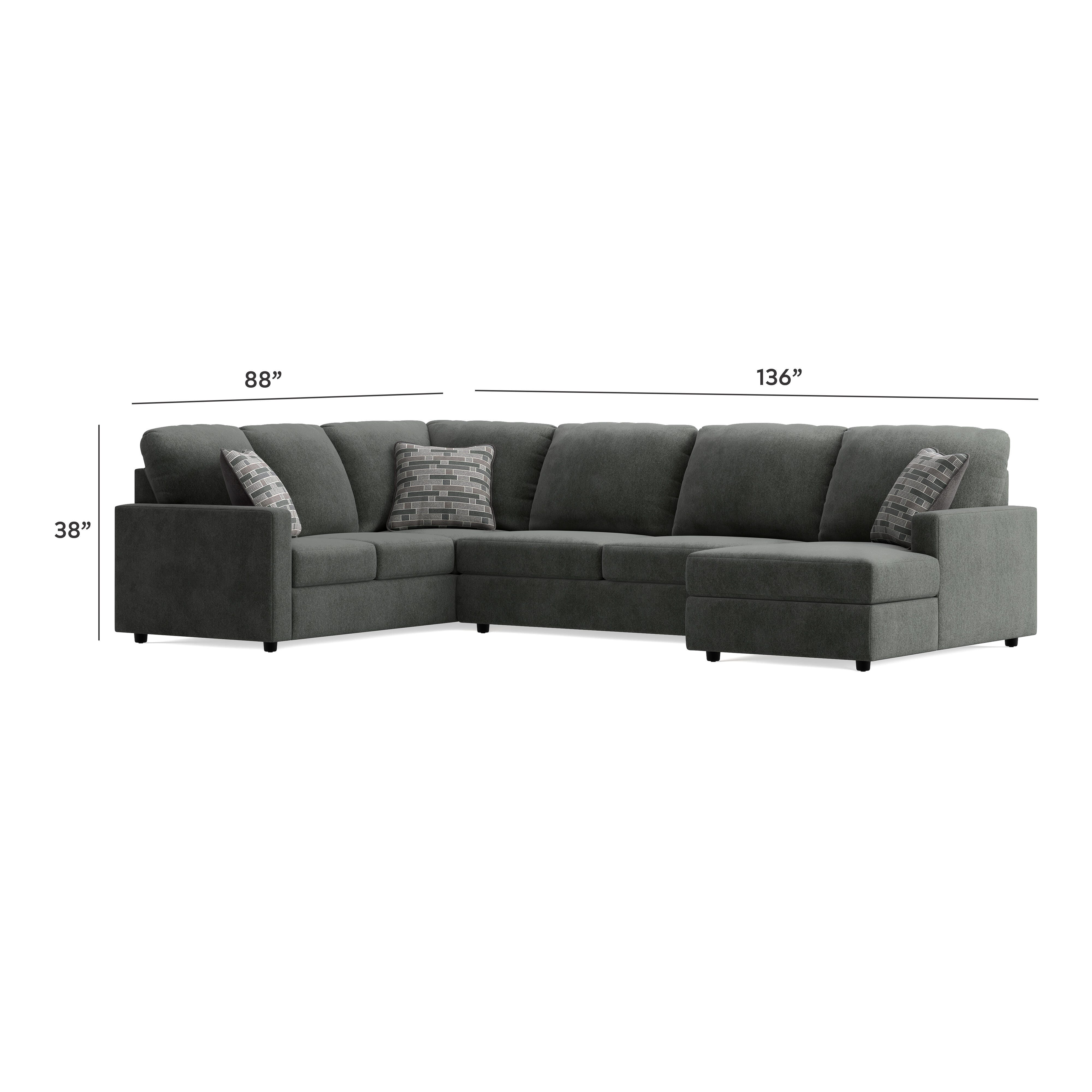 Seccional de 3 piezas con chaise longue Edenfield - image 7