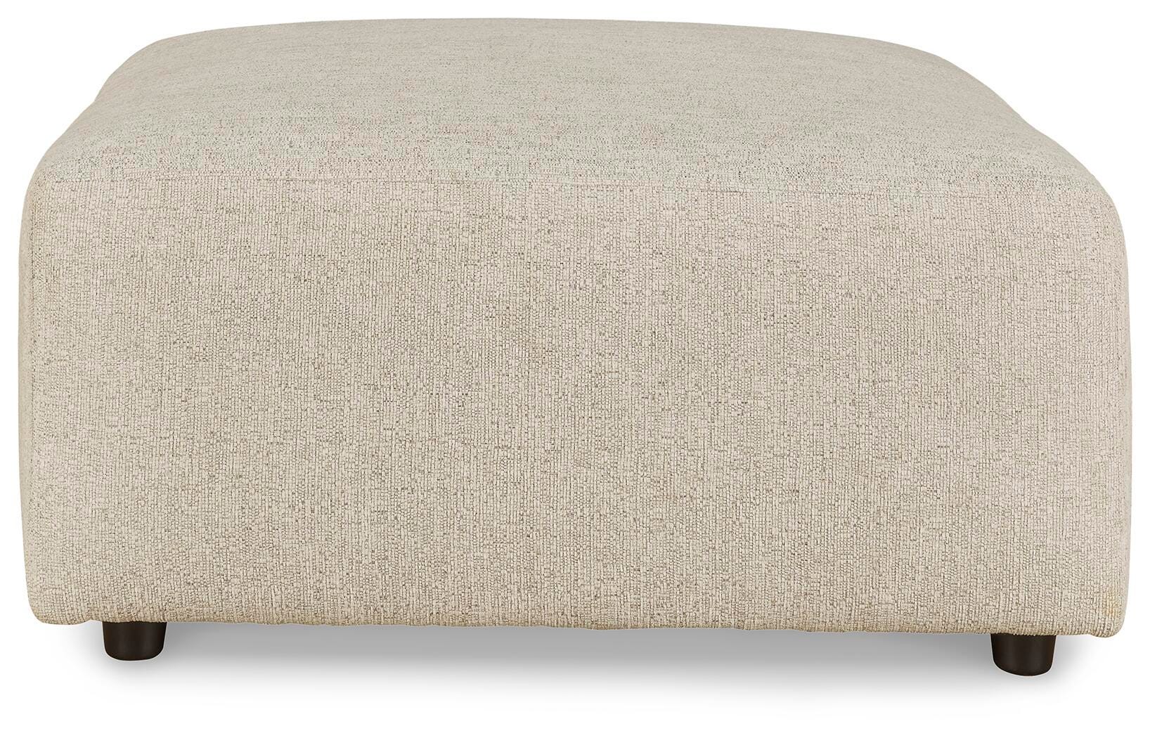 Edenfield Oversized Accent Ottoman, Linen, large