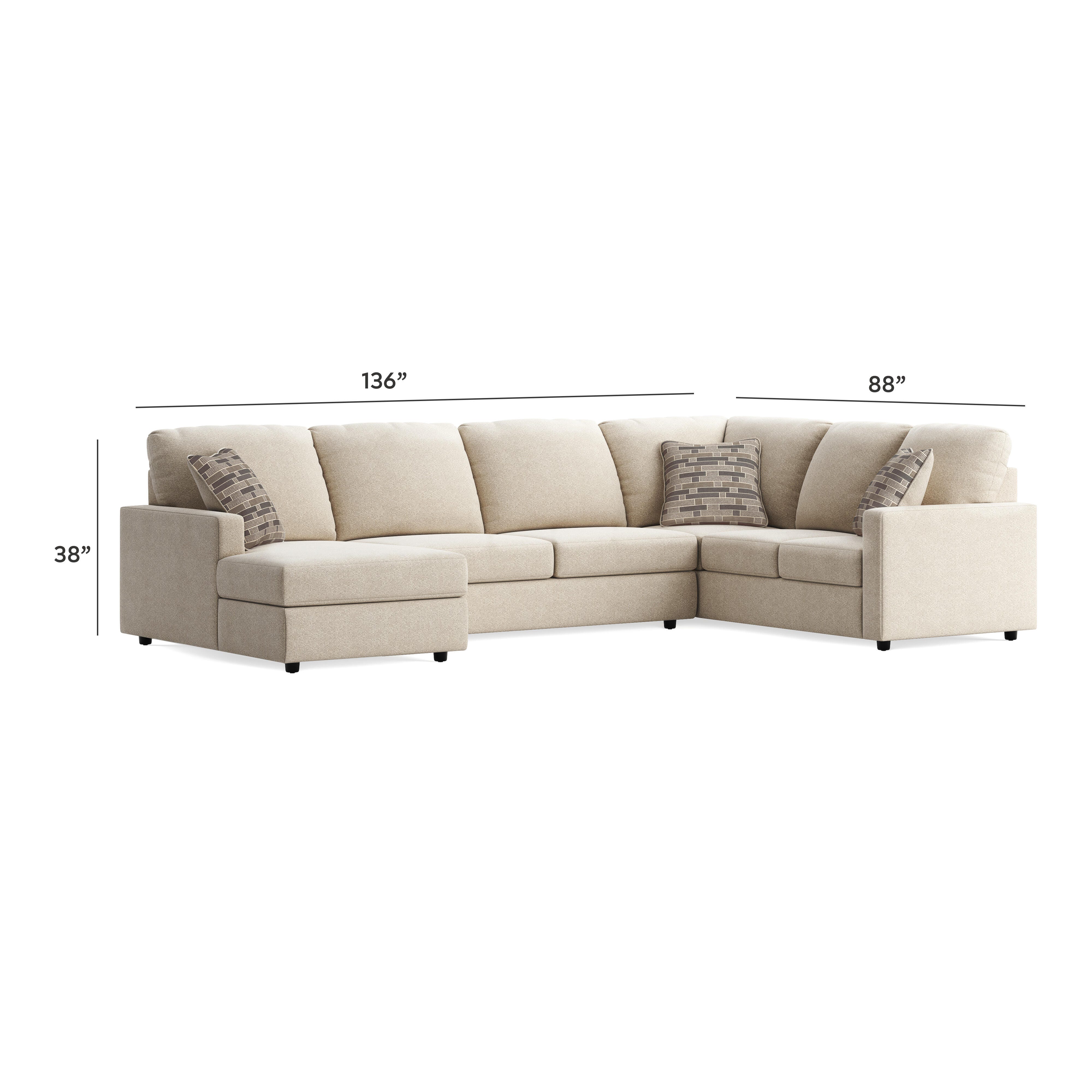 Seccional de 3 piezas con chaise longue Edenfield - image 7