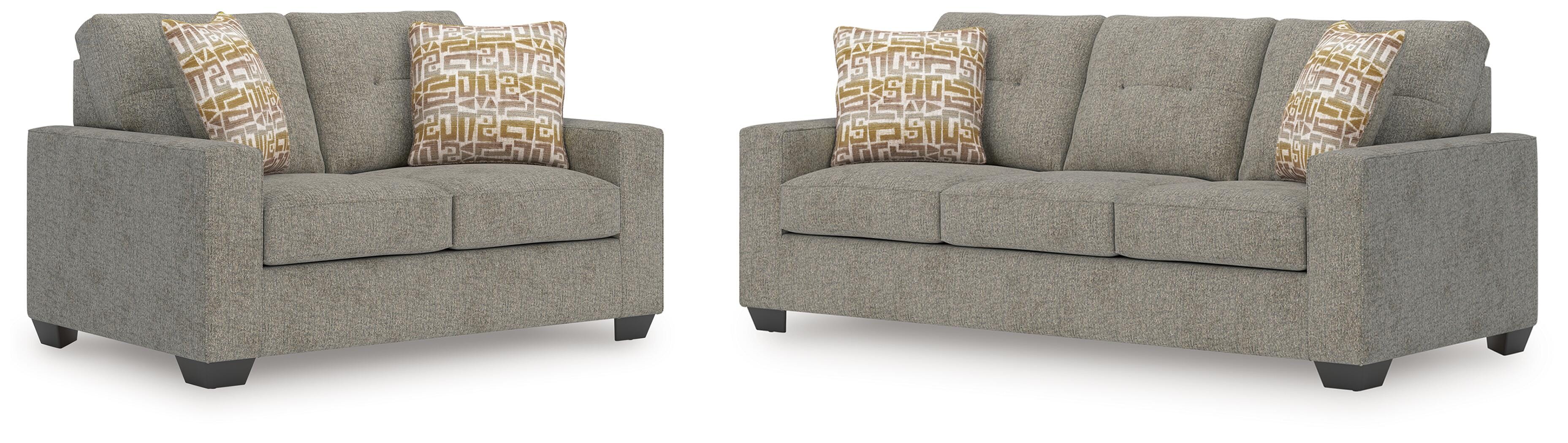 Storrow Sofa and Loveseat, Iron, large