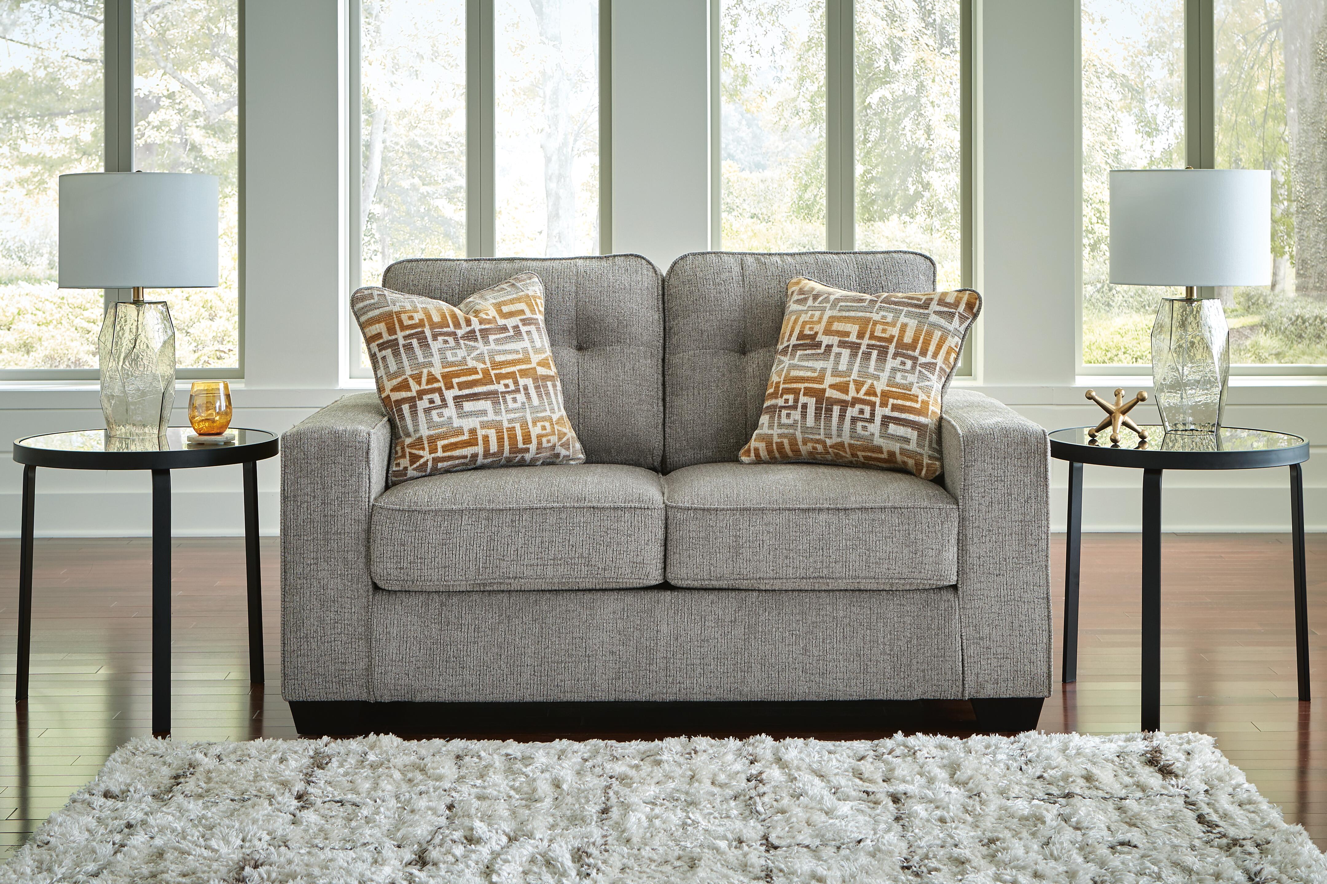 Storrow Sofa and Loveseat, Iron, large