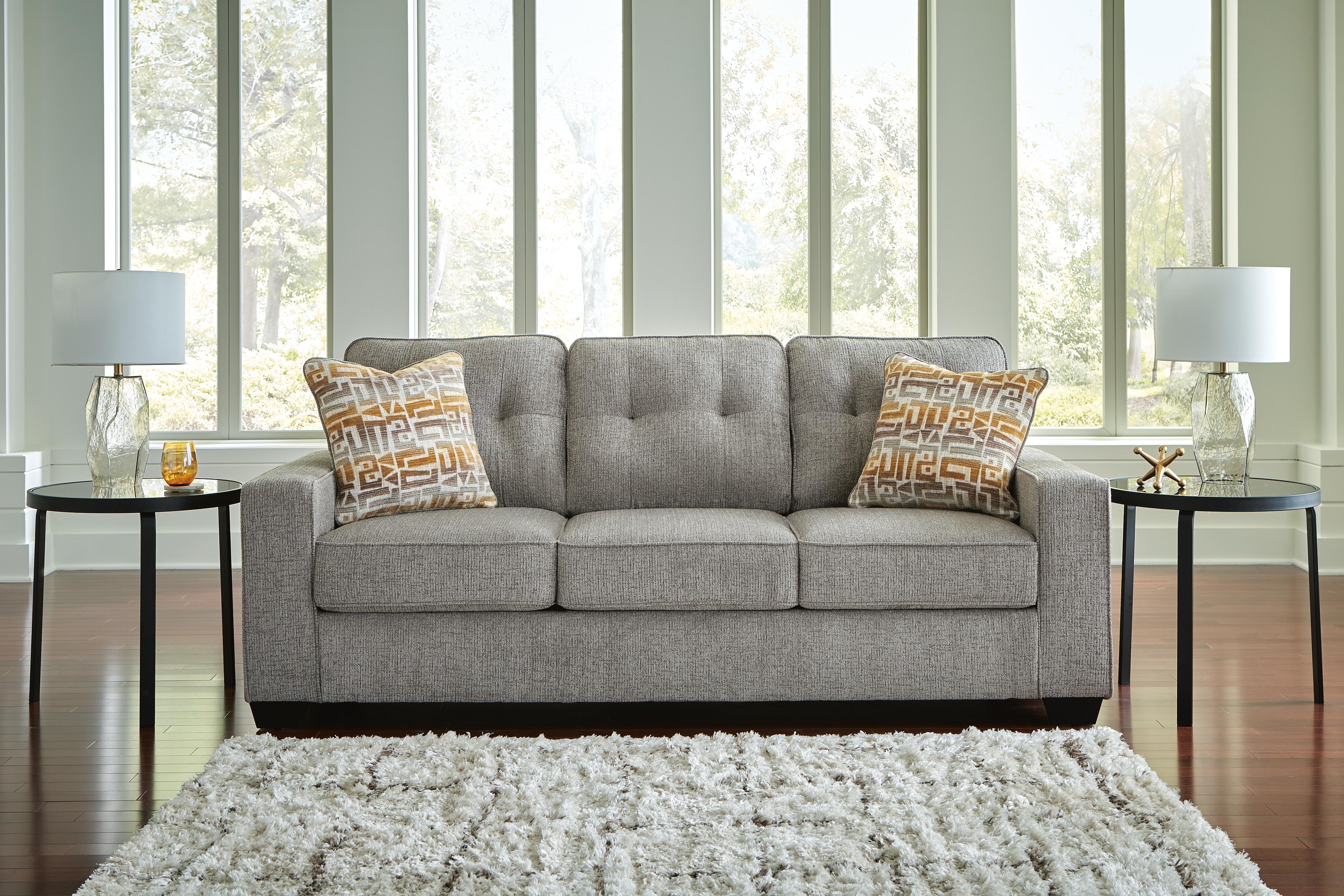 Storrow Sofa and Loveseat, Iron, large