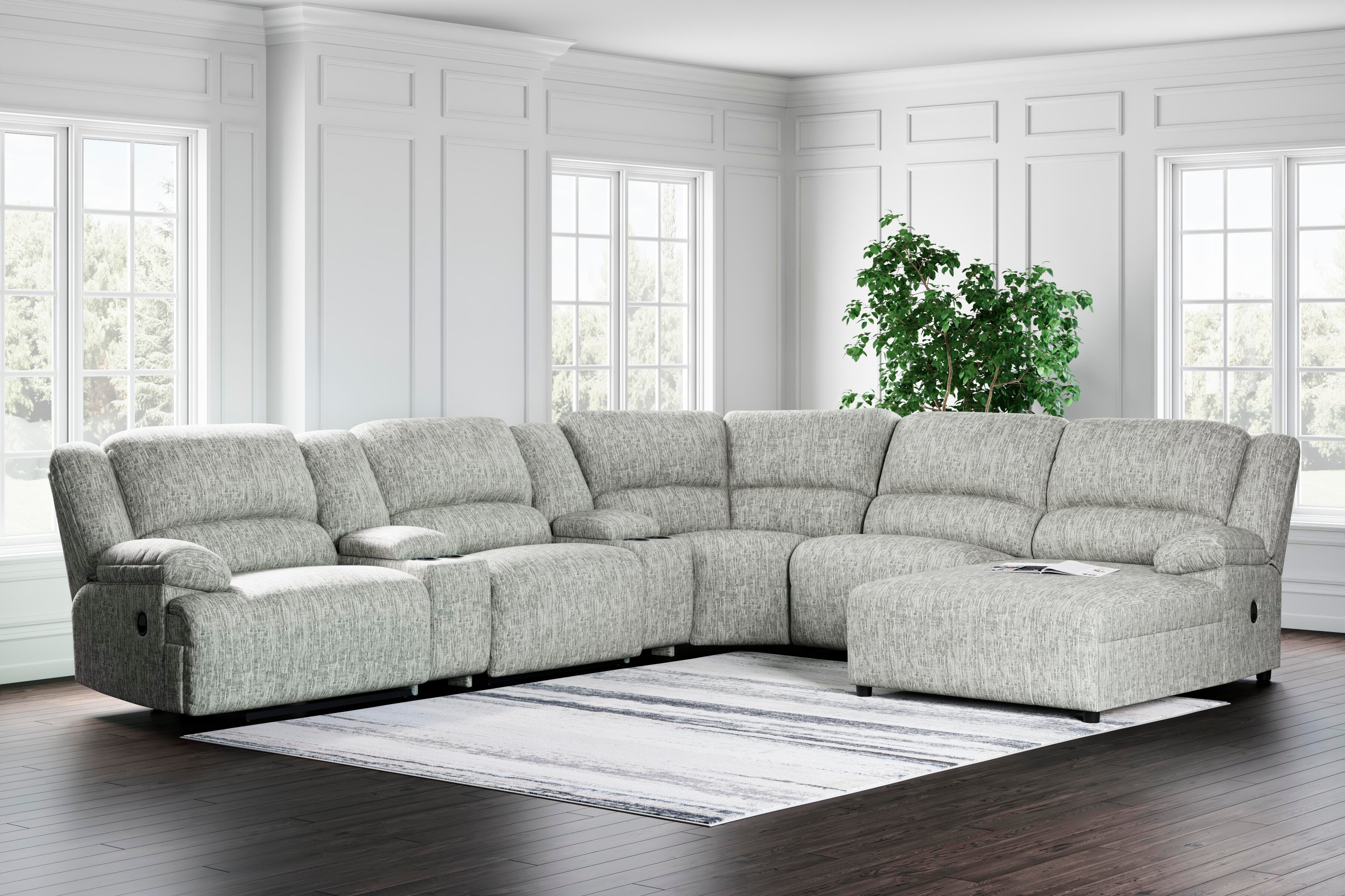 McClelland 7-Piece Reclining Sectional with Chaise, , large