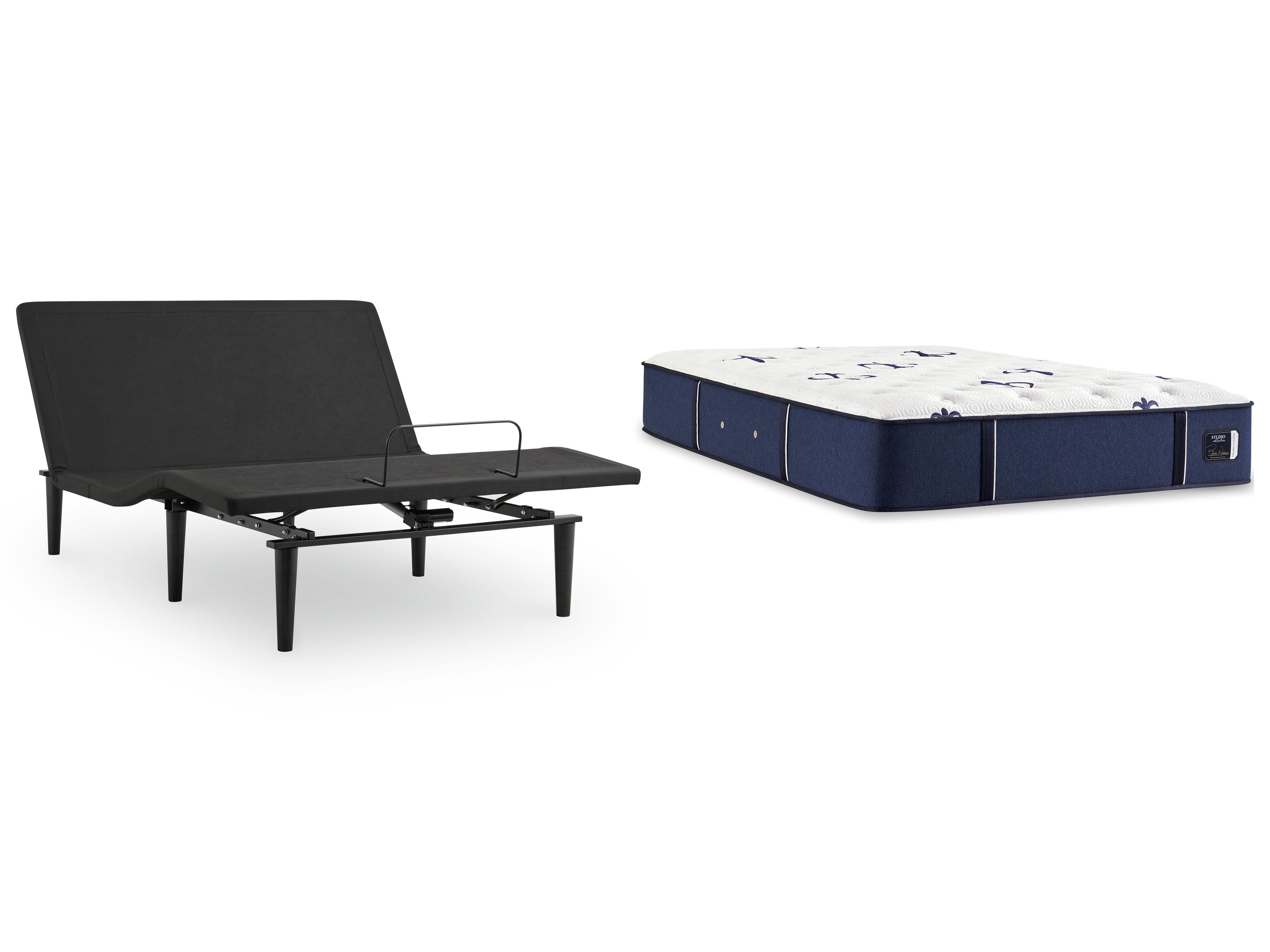 Stearns & Foster® Mattress with Adjustable Base, Lagoon, large