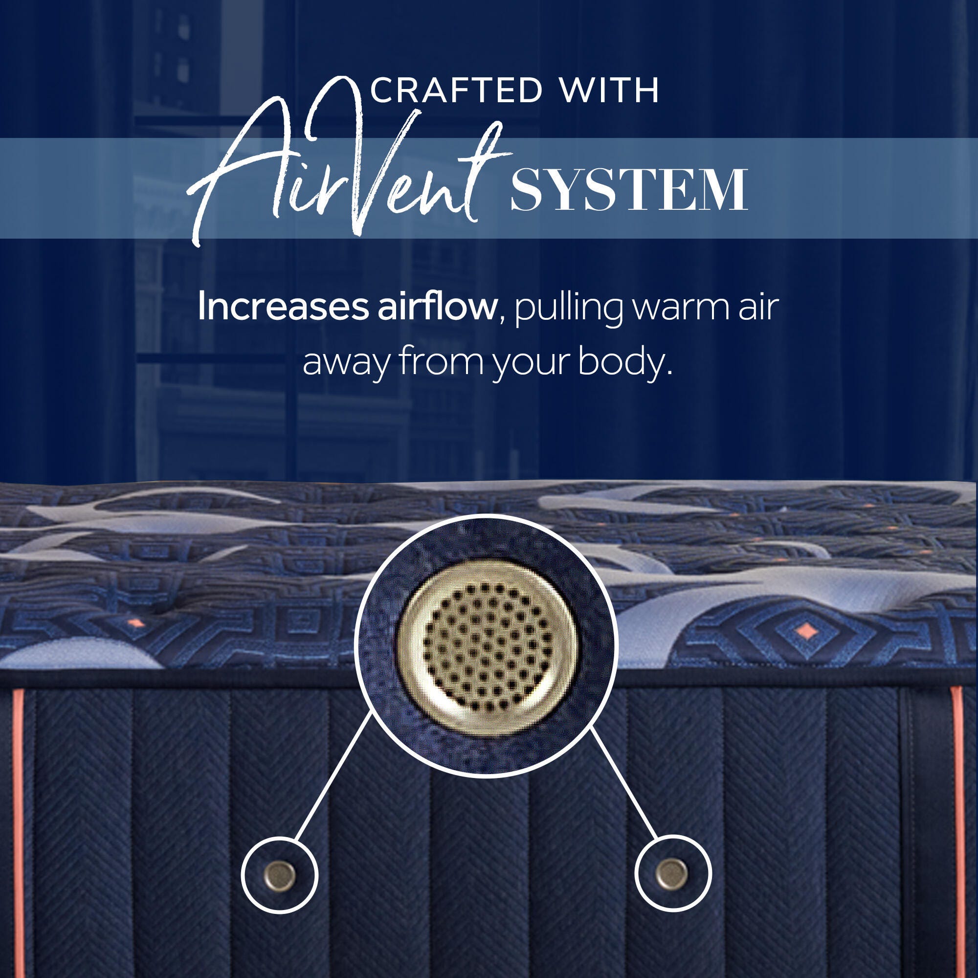 Stearns & Foster® Twin XL Lux Estate Soft Pillow Top, Indigo, large
