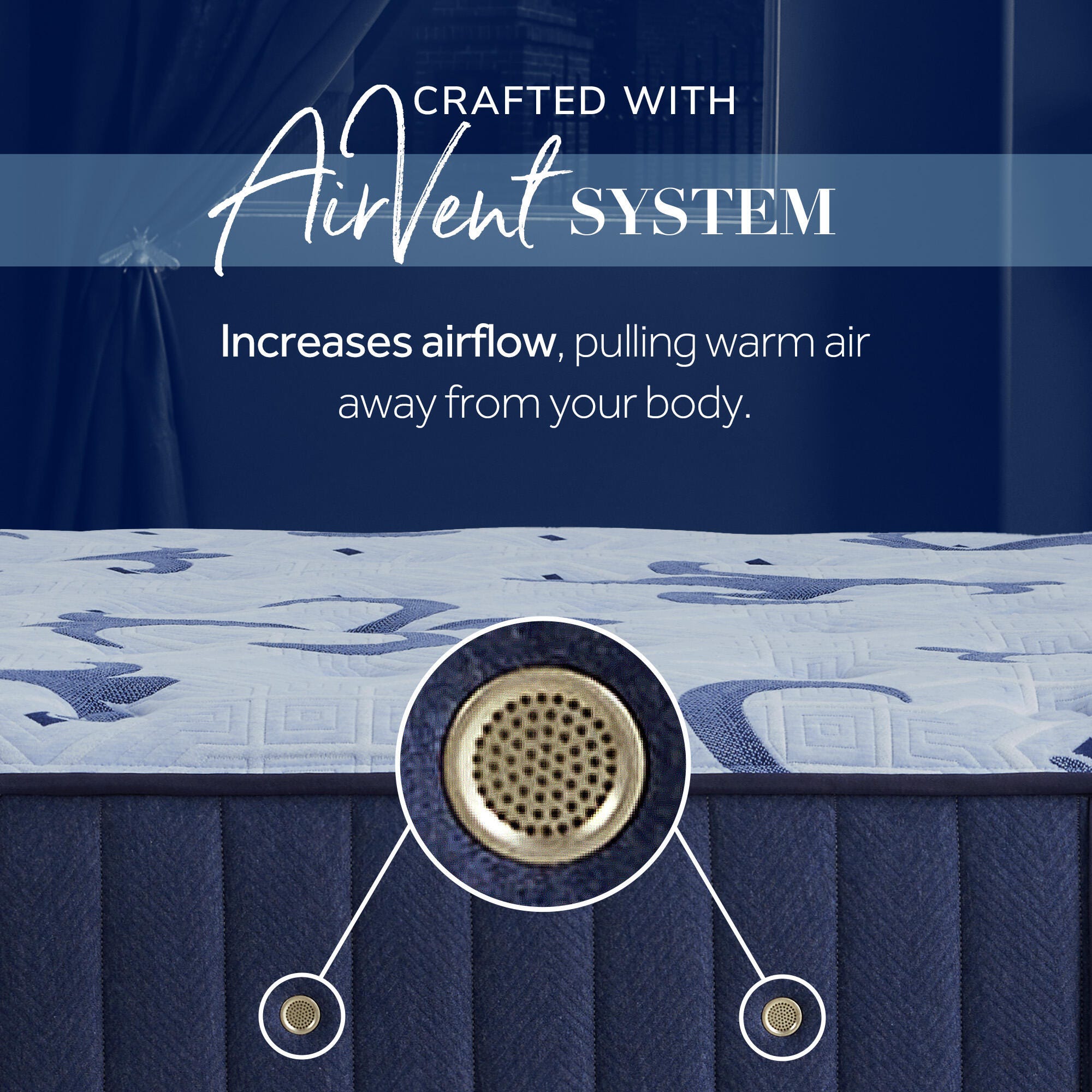 Stearns & Foster® Mattress with Adjustable Base, Marine, large