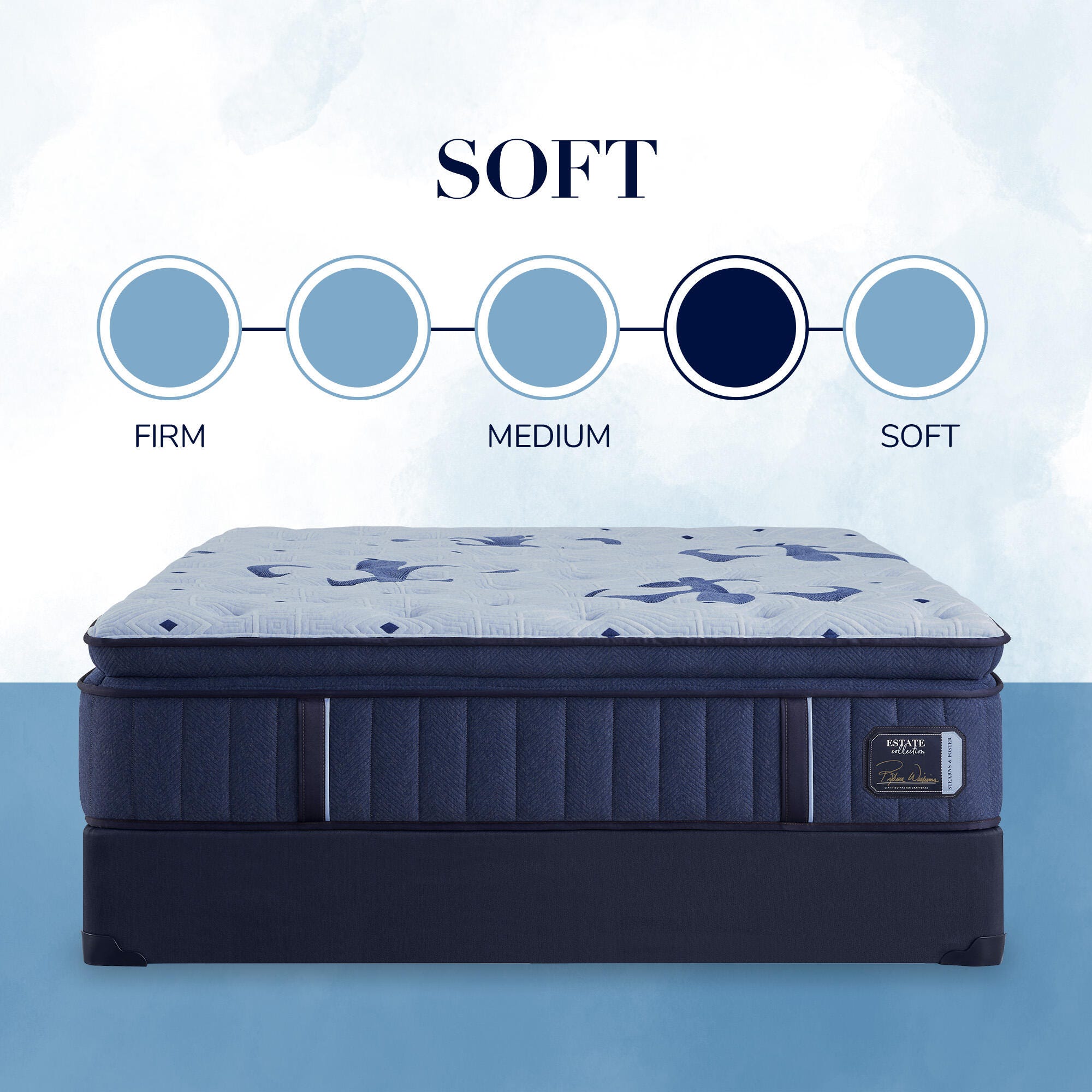 Stearns & Foster® Mattress with Adjustable Base, Marine, large