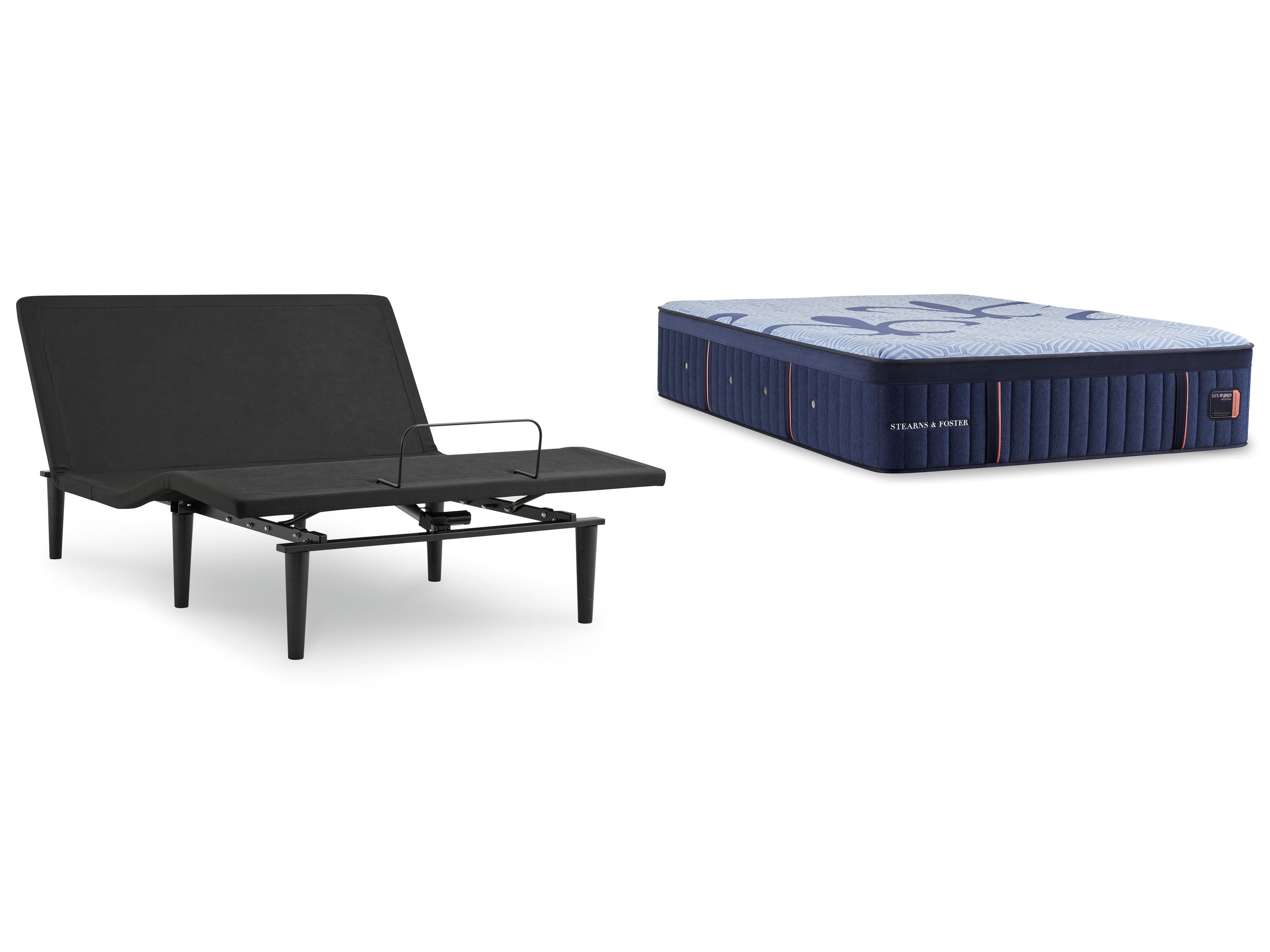 Stearns & Foster® Mattress with Adjustable Base, Indigo, large
