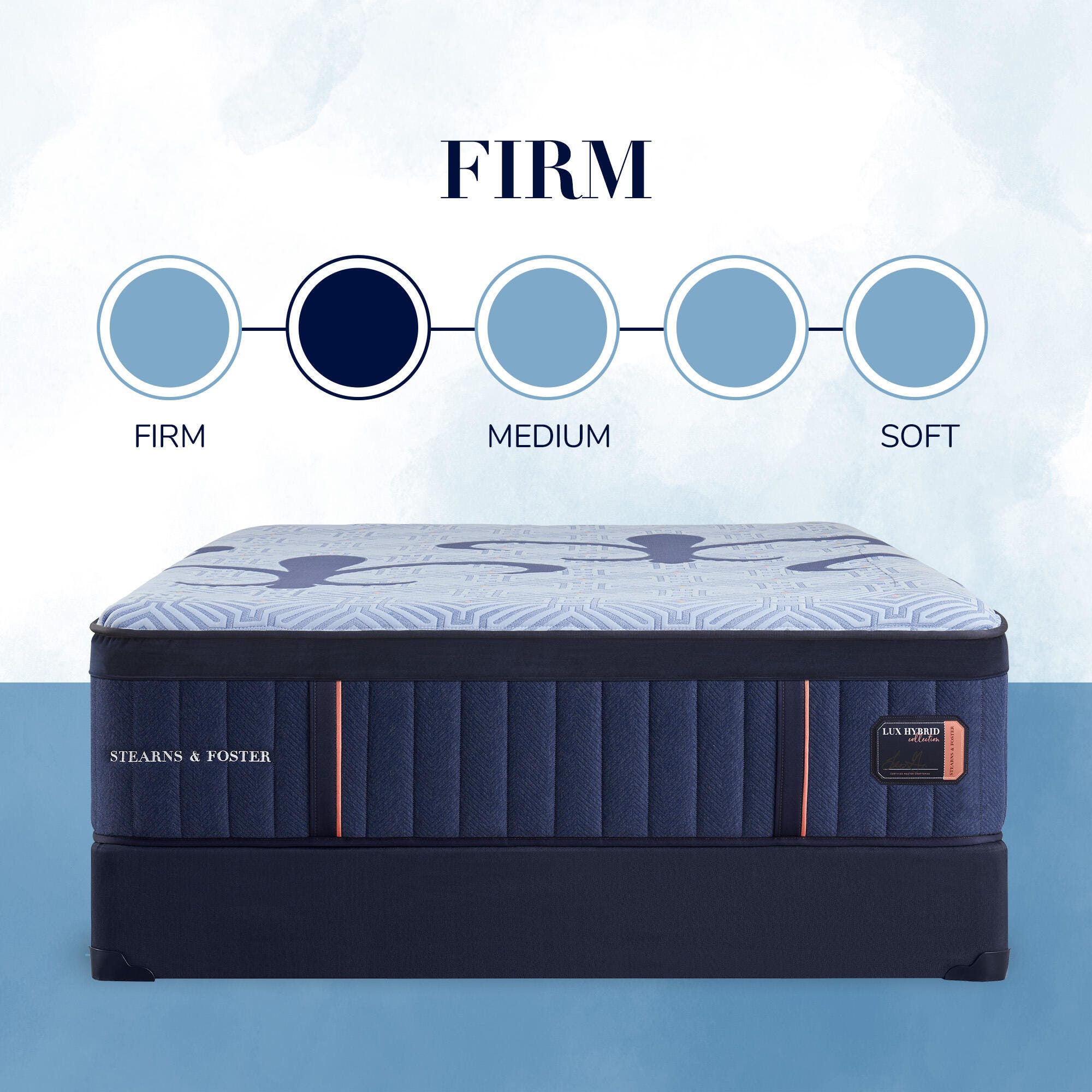 Stearns & Foster® Mattress with Adjustable Base, Indigo, large