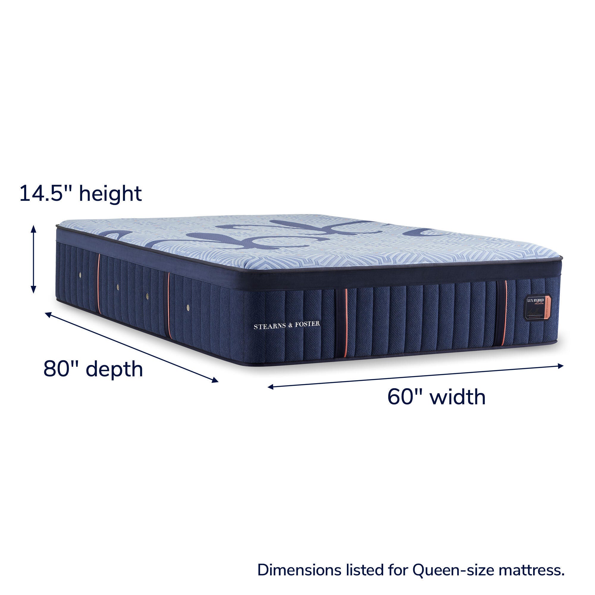 Stearns & Foster® Mattress with Adjustable Base, Indigo, large