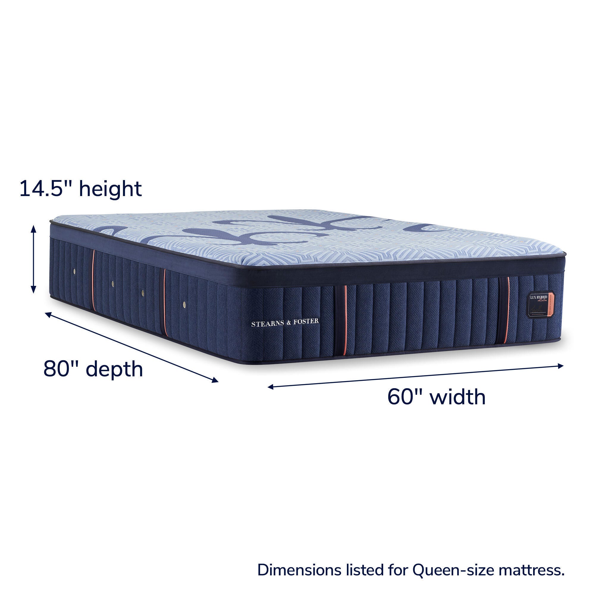 Stearns & Foster® Mattress with Adjustable Base, Indigo, large