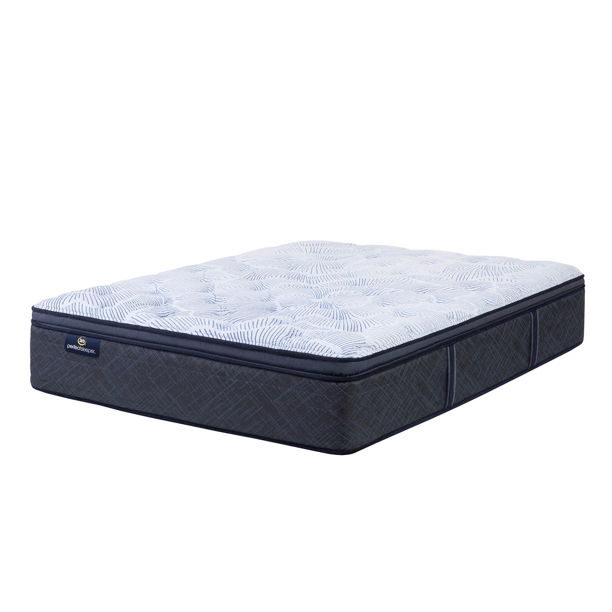 Serta Mattress with Adjustable Base, Blue, large