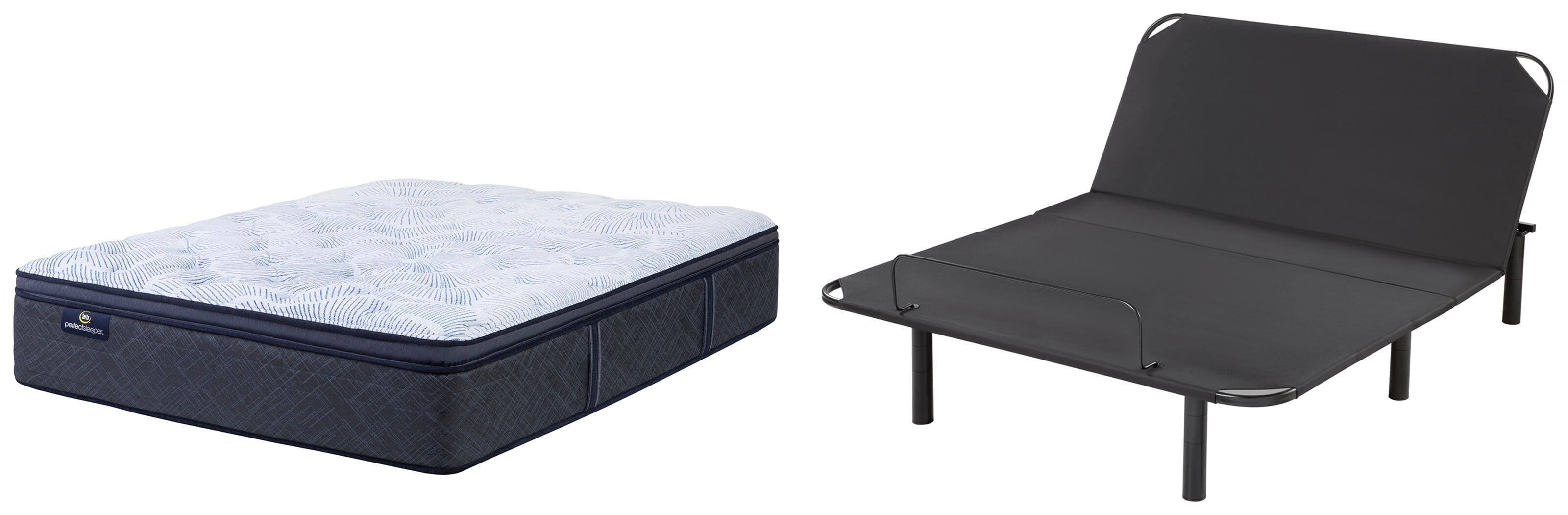 Serta Perfect Sleeper Best Day 14.5" Plush Pillow Top King Mattress with Serta Motion Air Adjustable Base