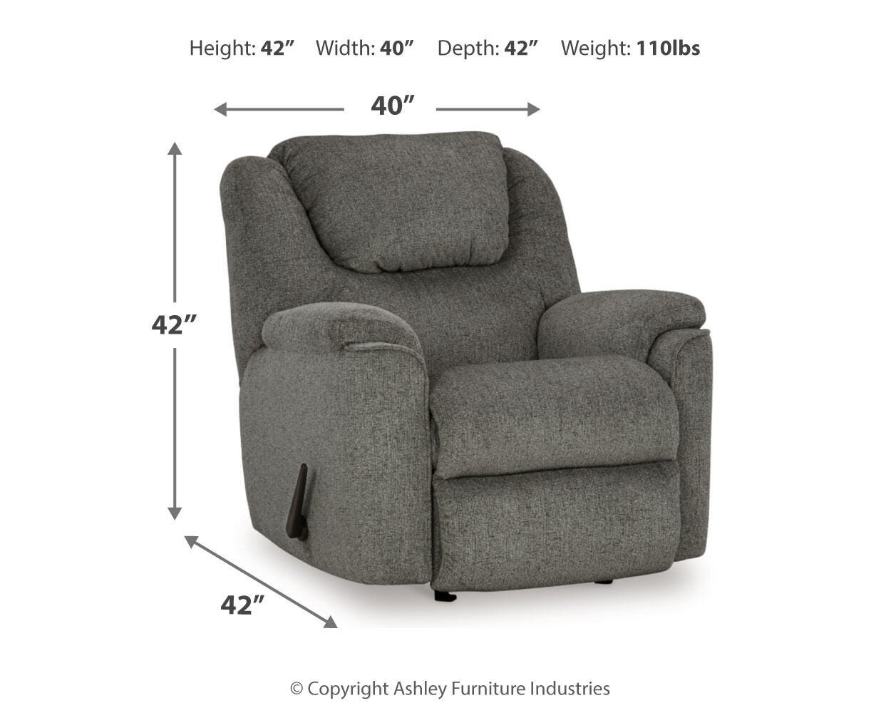 Bindura Sofa, Glider Loveseat and Recliner - image 19