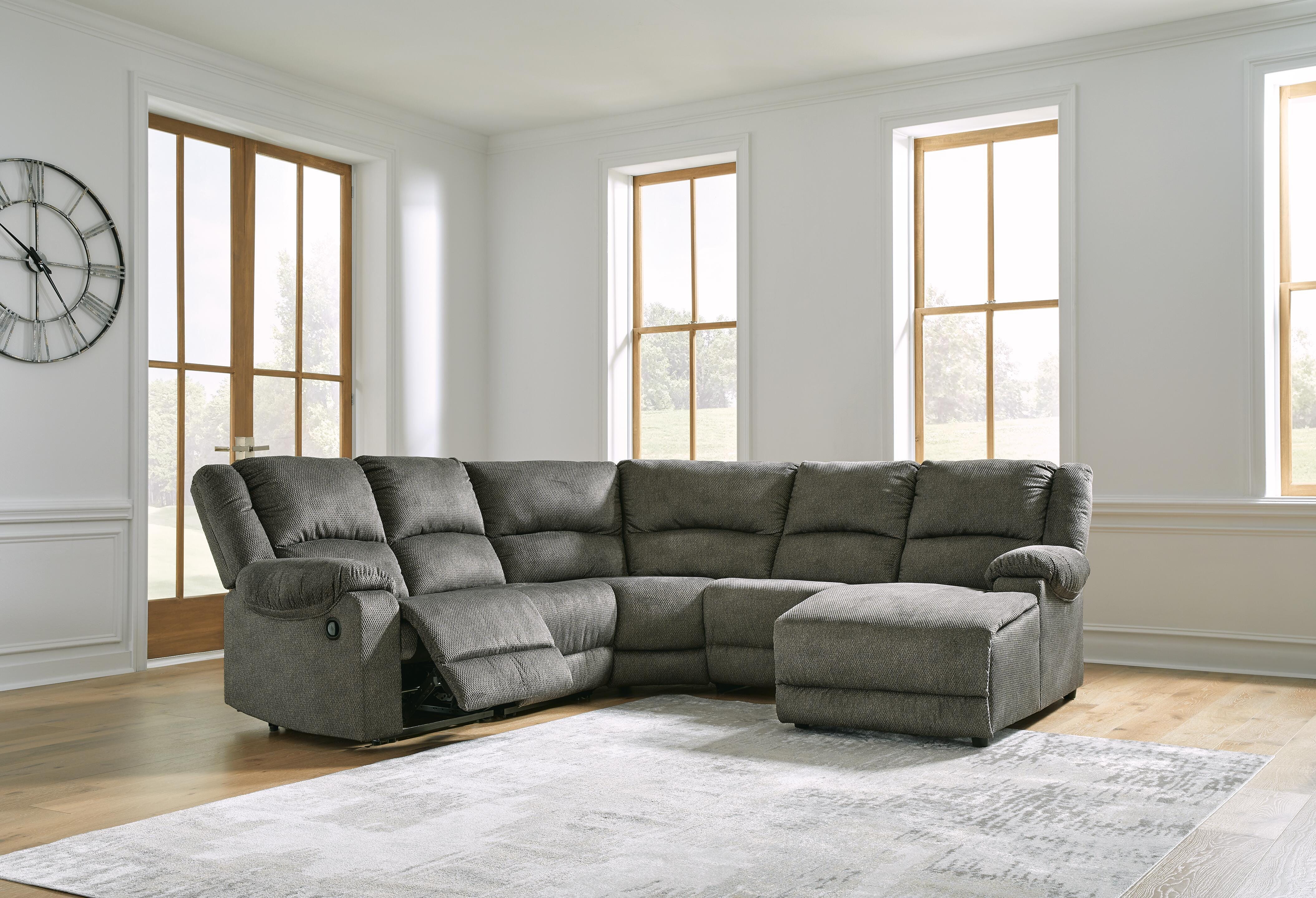AliceOlivier&Lapierreの2本セット！ Benlocke 5-Piece Manual Reclining Modular Sectional with Chaise