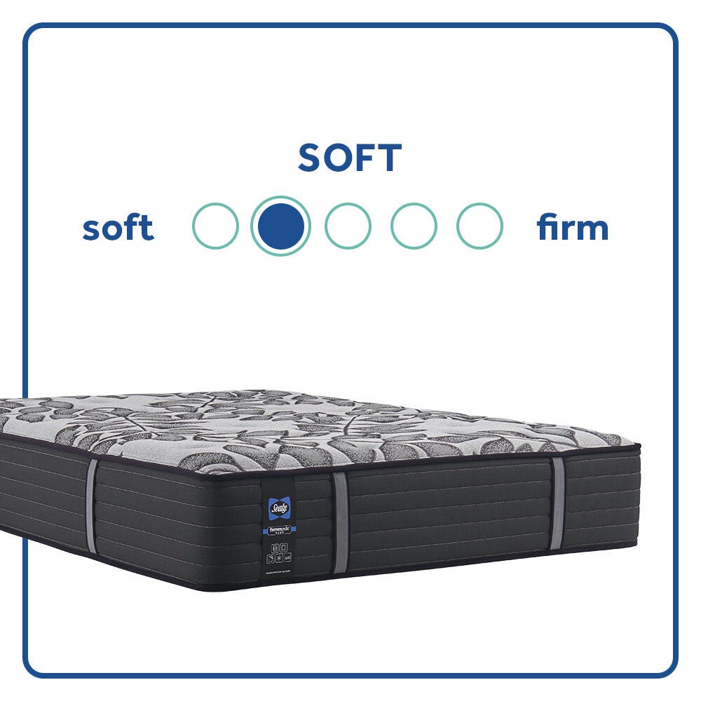 Sealy Posturepedic Plus Spring /Trinity Lane Soft - Split Cal King, Ash, large