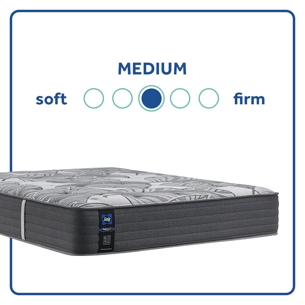 Sealy Sealy® Euclid Avenue, Medium - Split California King, Ash, large