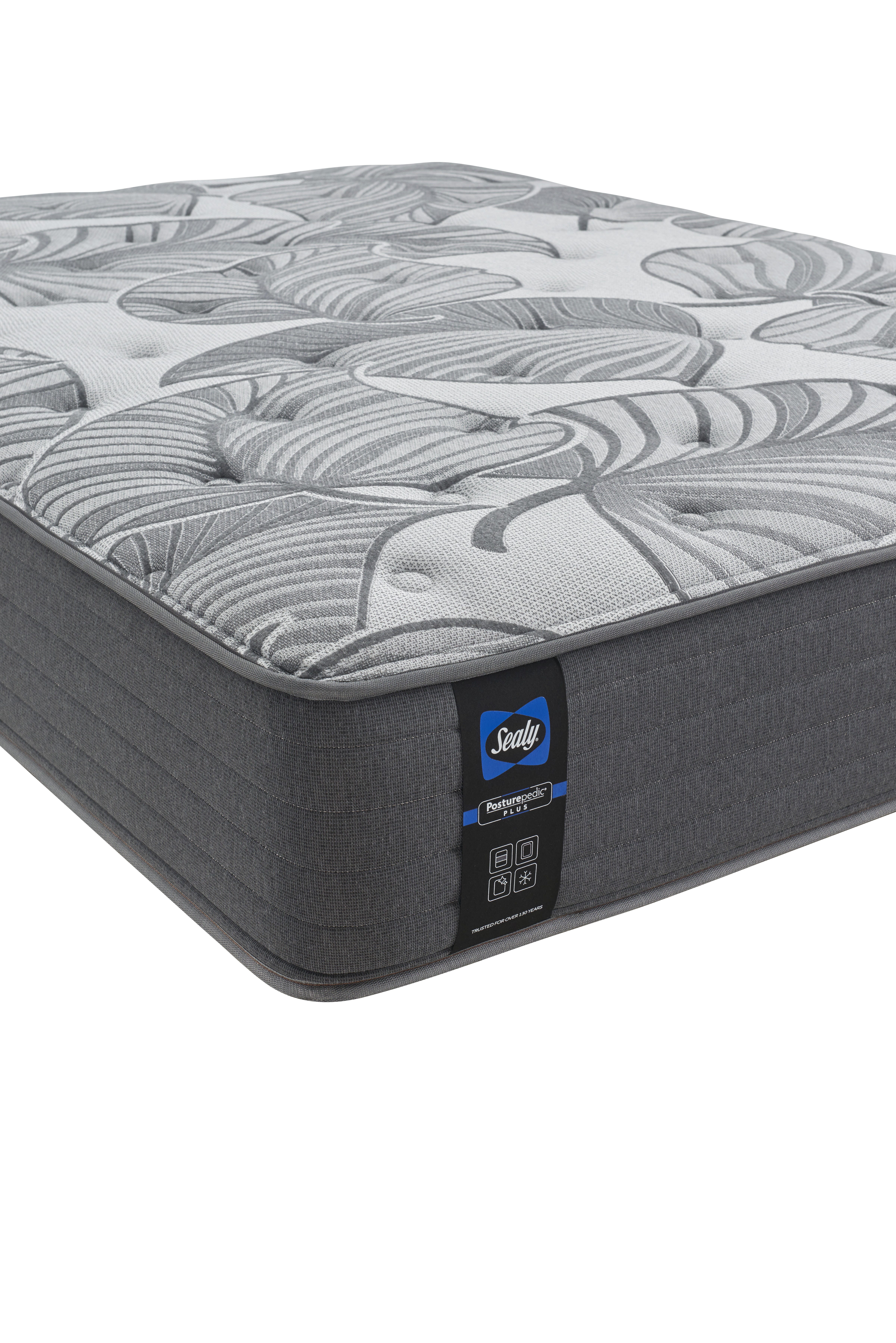 Sealy Sealy® Euclid Avenue, Medium - Split California King, Ash, large