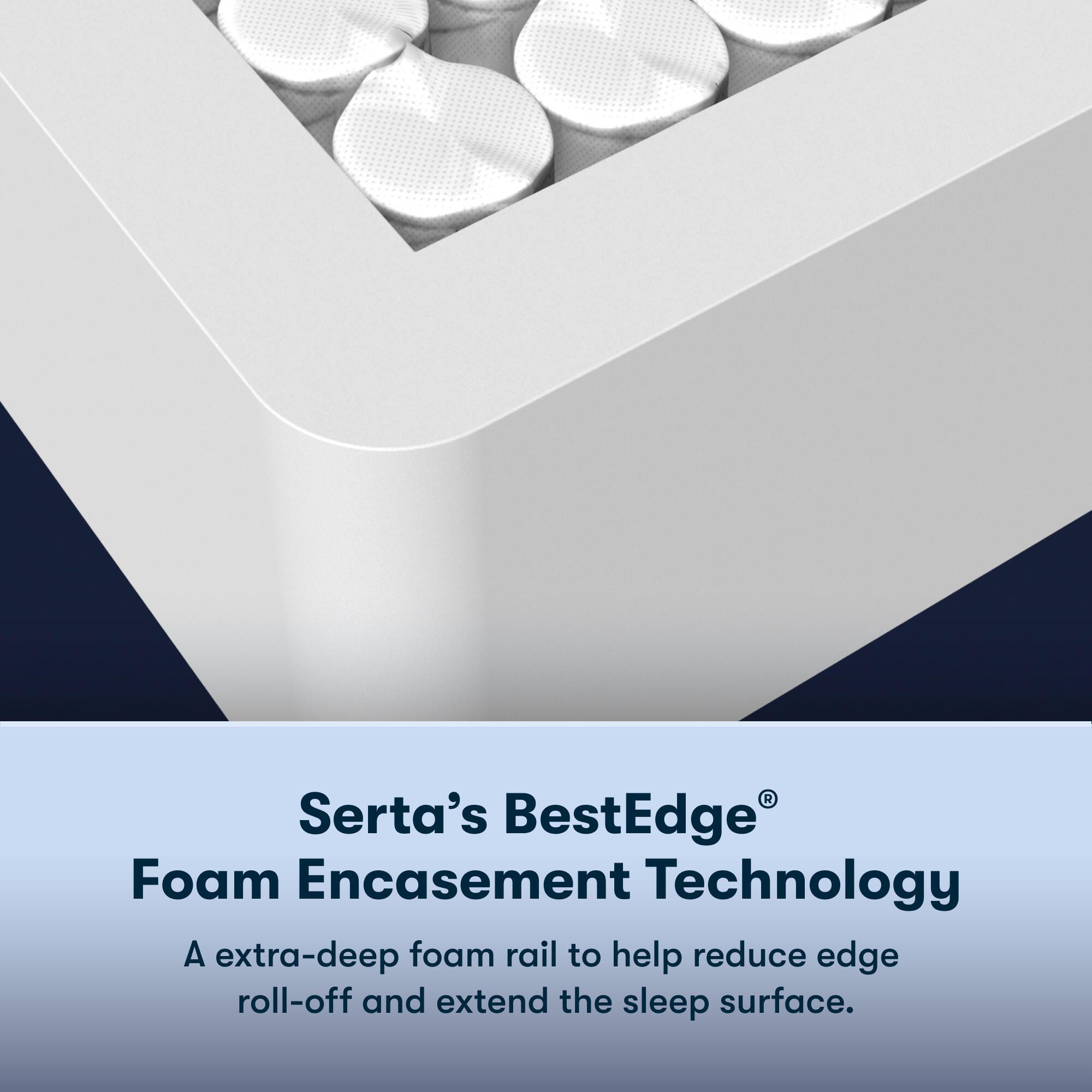 Serta Perfect Sleeper Astounding Day 10.5" Plush King Mattres, Off White, large