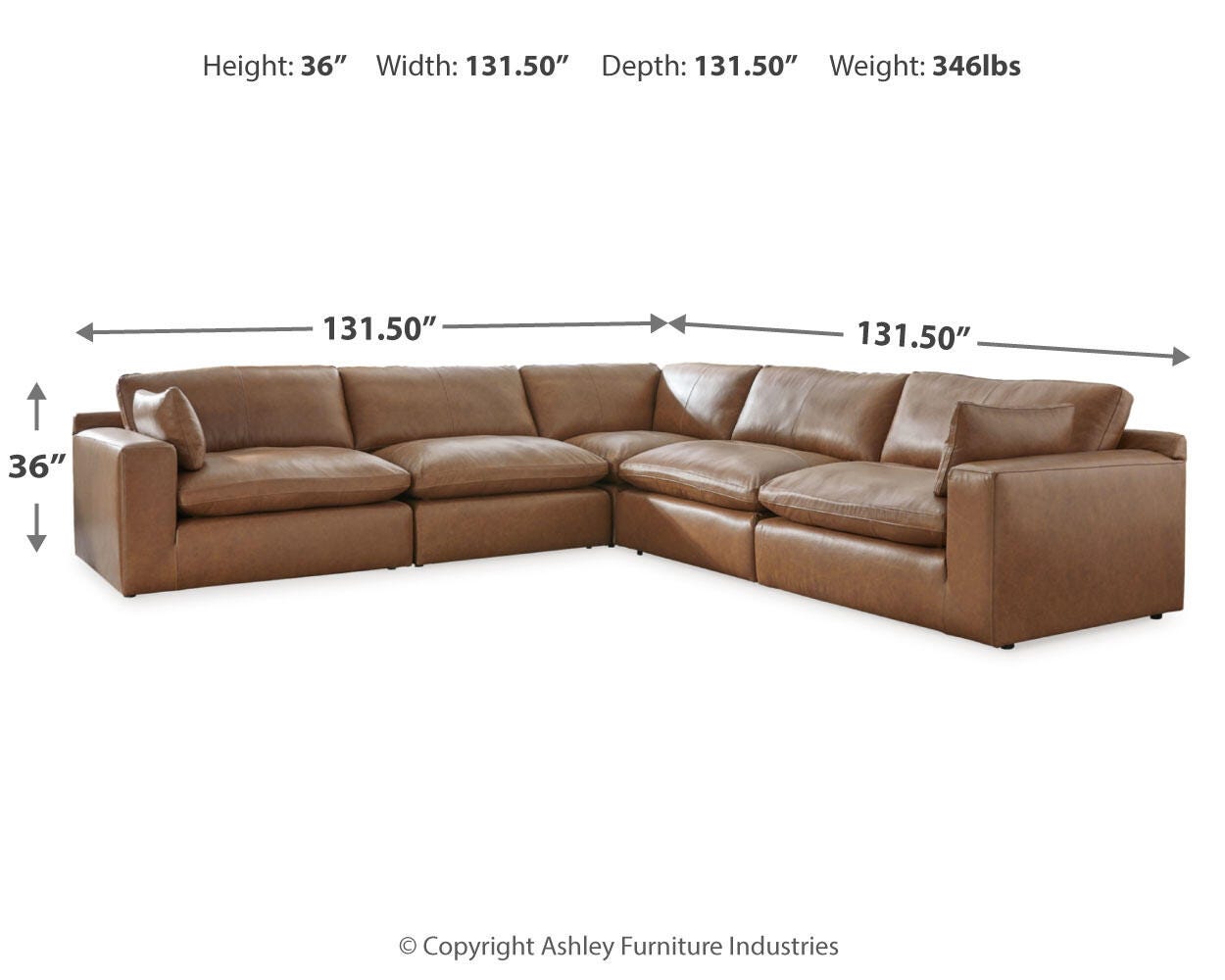 Emilia 5-Piece Sectional - image 10