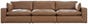 Emilia 3-Piece Sectional Sofa, Caramel, large