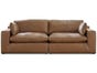 Emilia 2-Piece Sectional Loveseat, Caramel, large