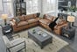Emilia 5-Piece Sectional, Caramel, large