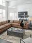 Emilia 5-Piece Sectional, Caramel, large