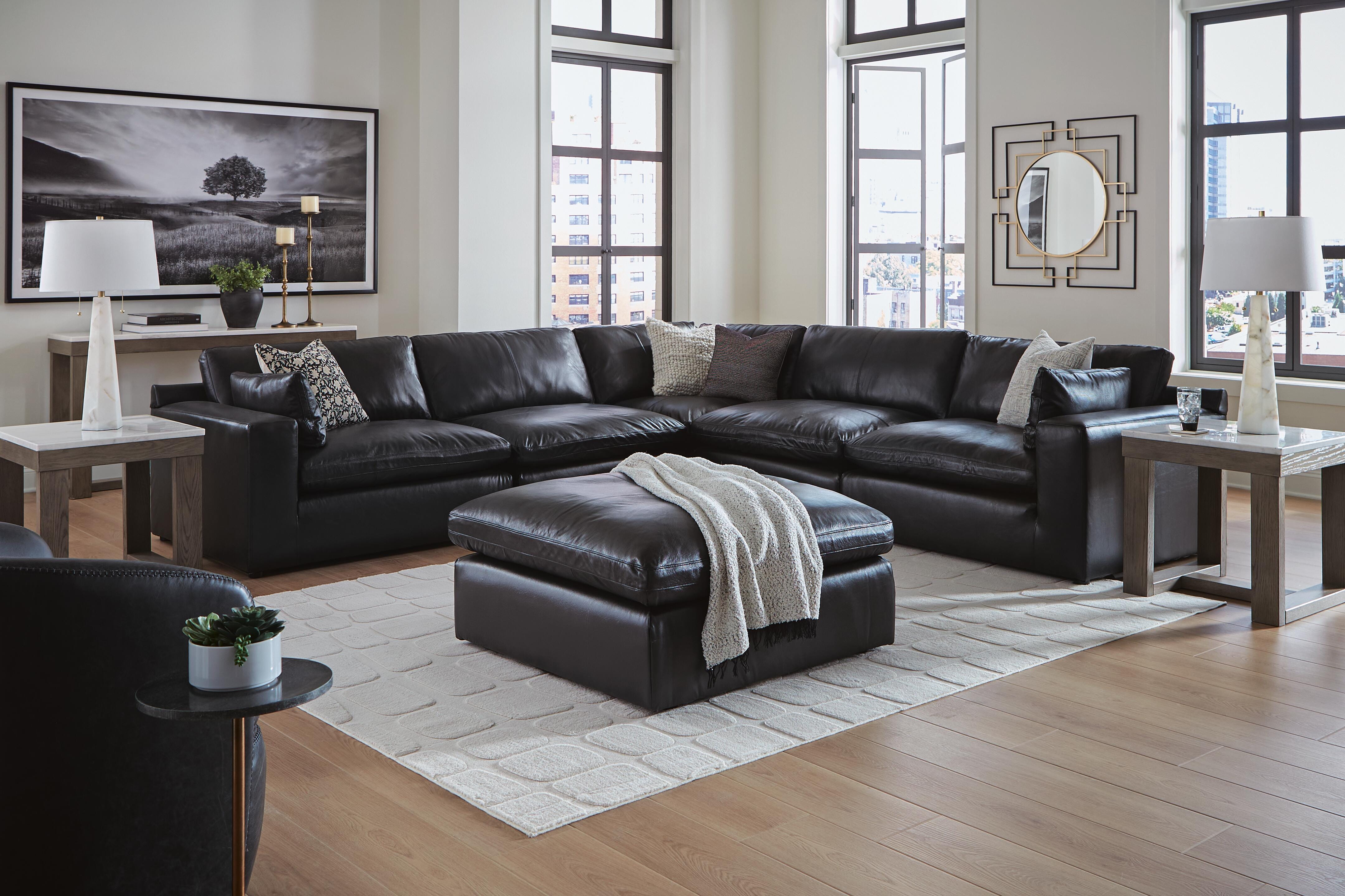 Emilia Oversized Accent Ottoman - image 4