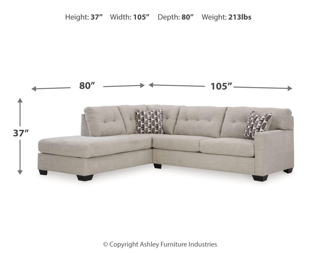 Mahoney 2-Piece Sectional with Chaise - image 4