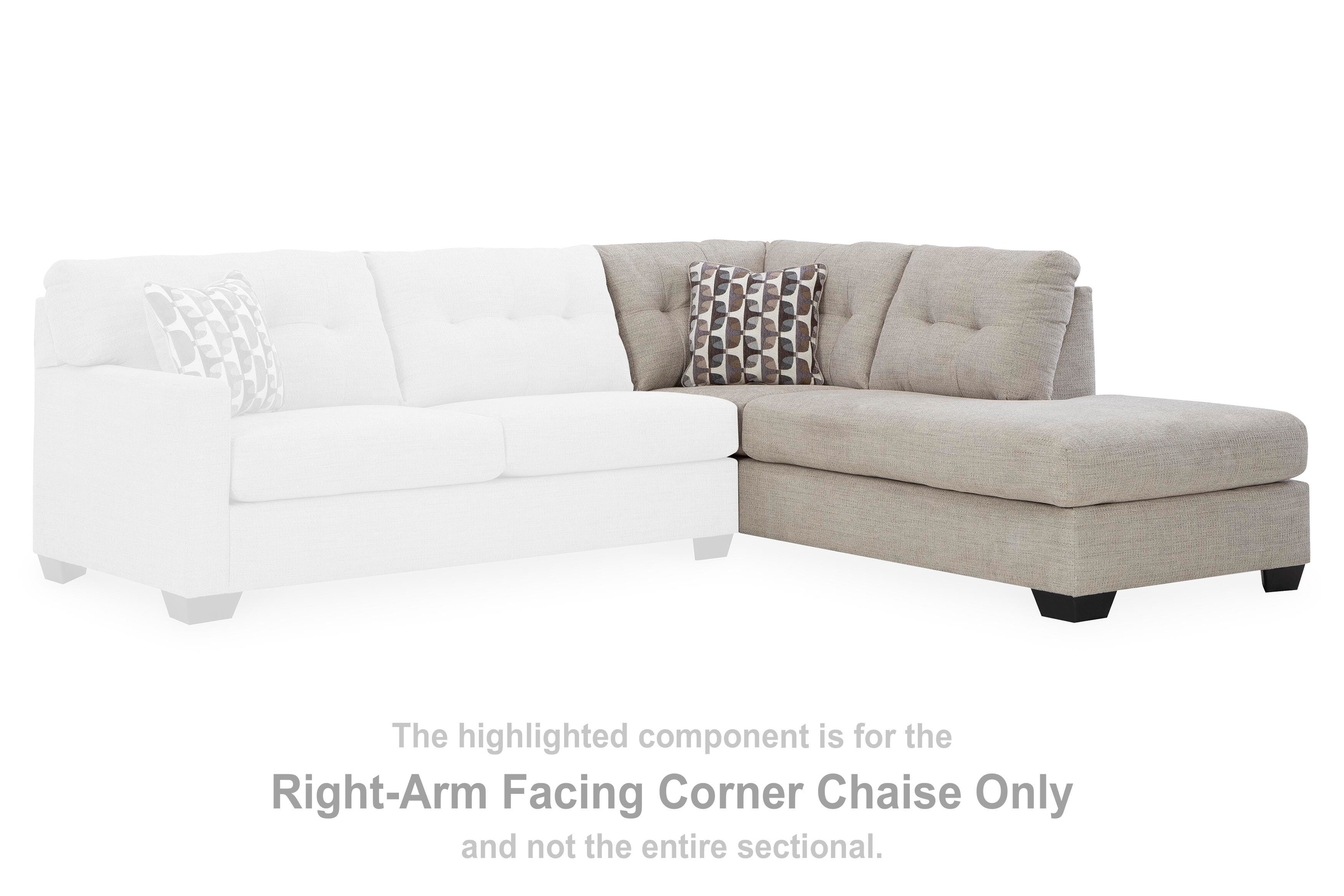 Chaise de esquina Mahoney con brazo derecho - image 2