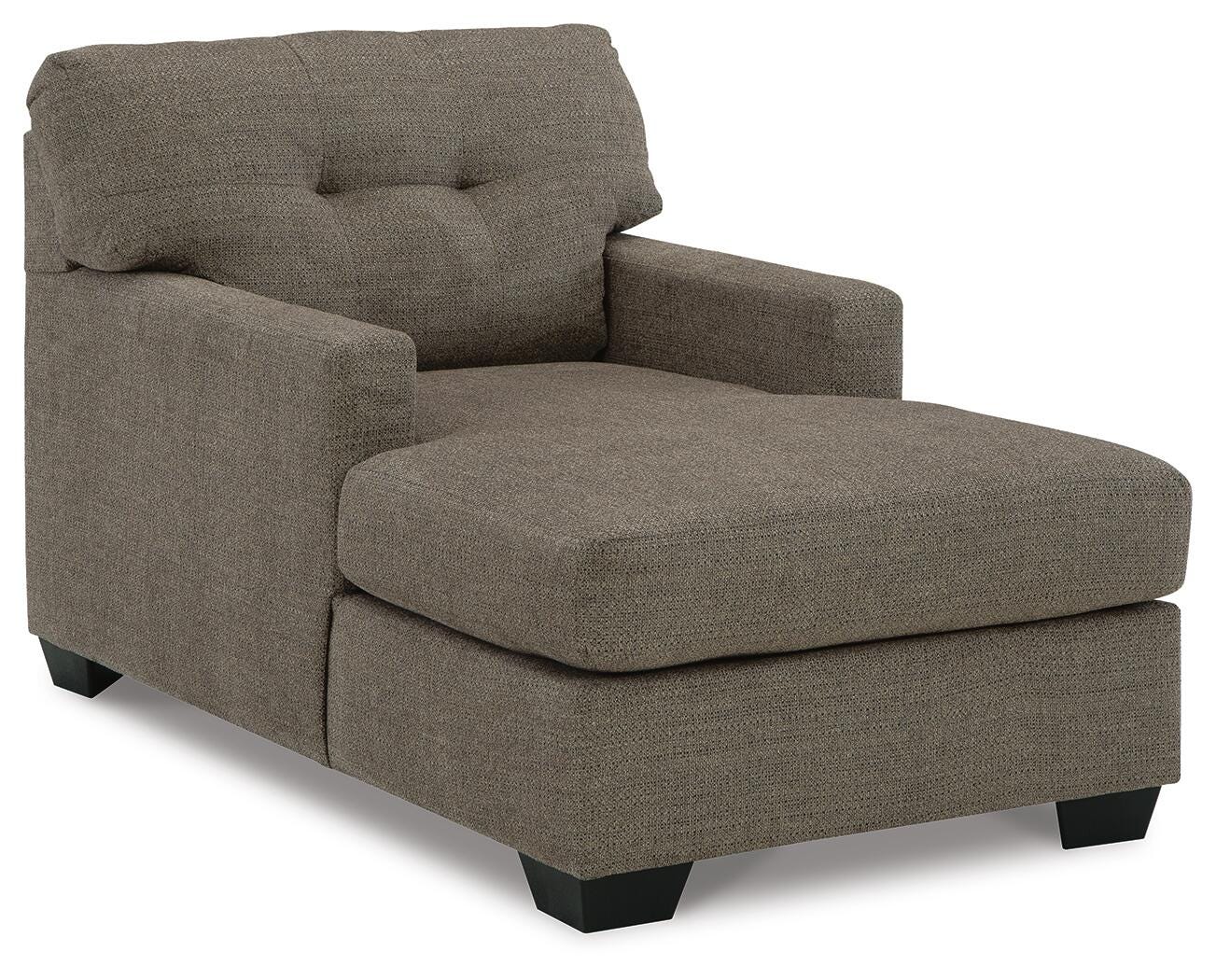 Mahoney Chaise, Chocolate, large