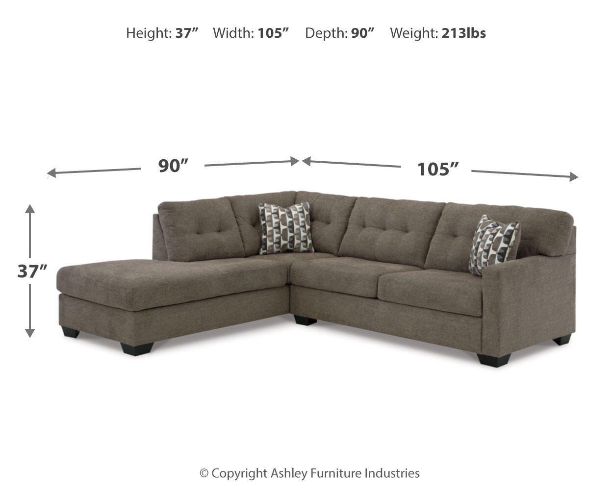 Mahoney 2-Piece Sectional with Chaise - image 4