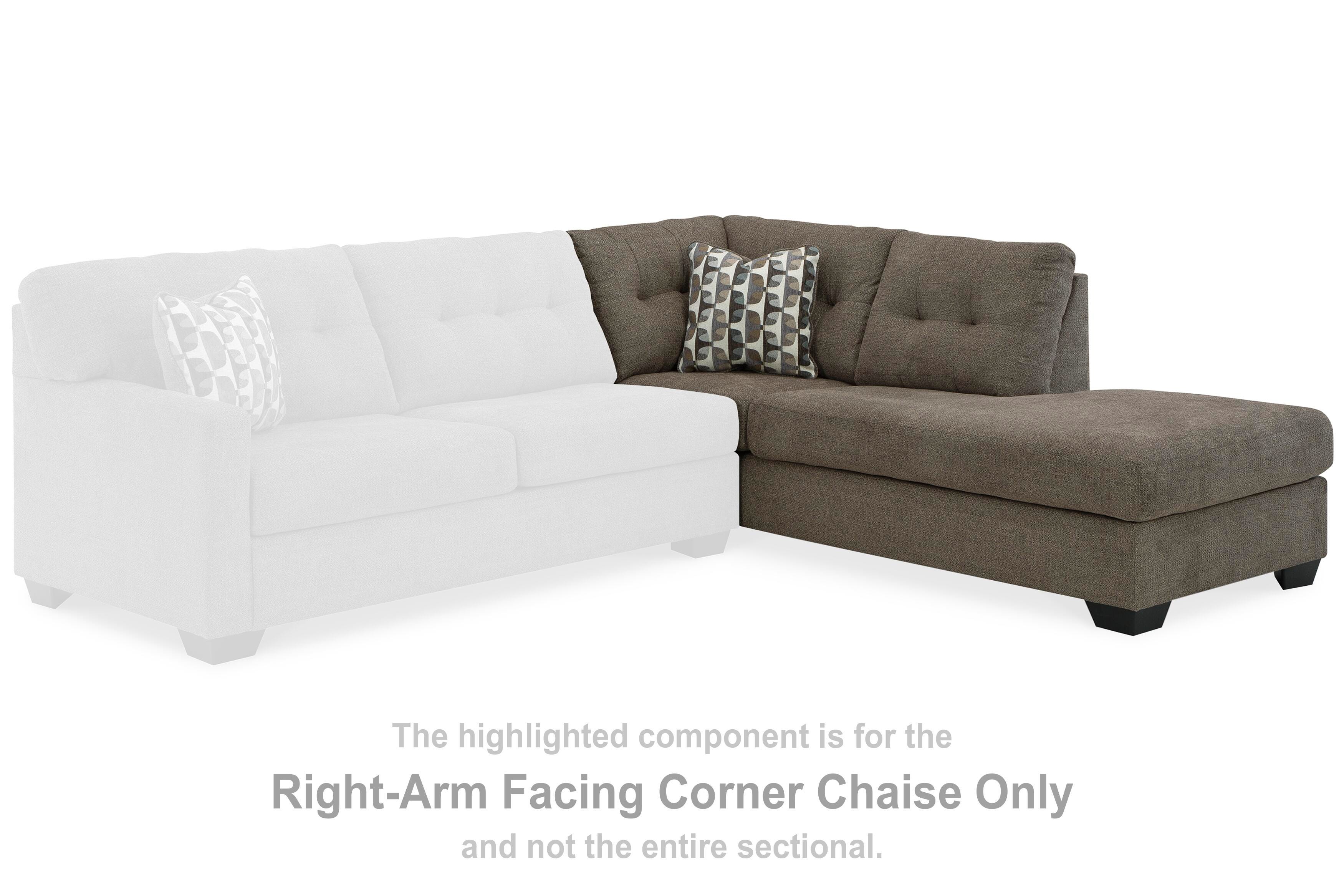 Chaise de esquina Mahoney con brazo derecho - image 2