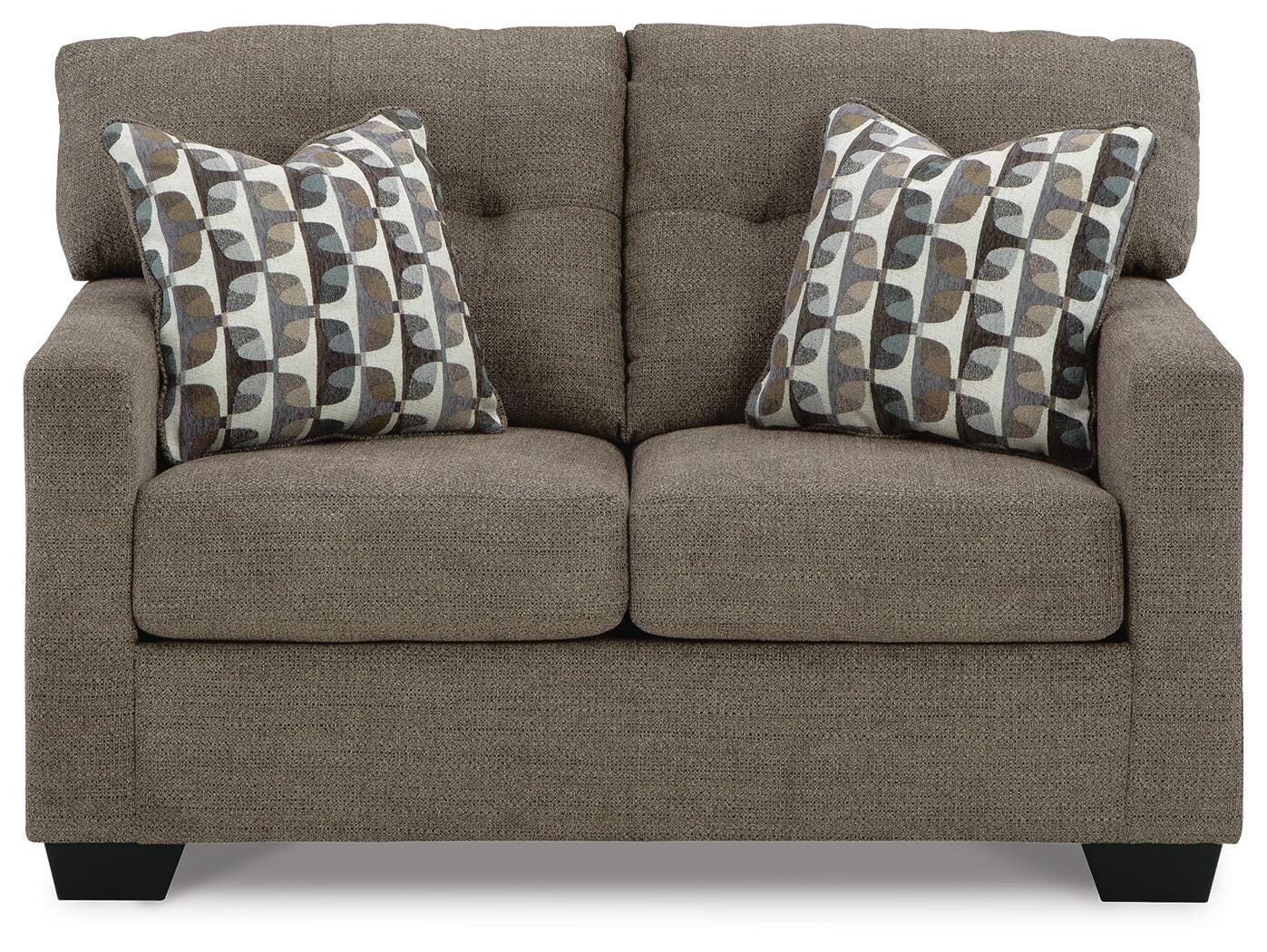 Mahoney Loveseat, Chocolate, large