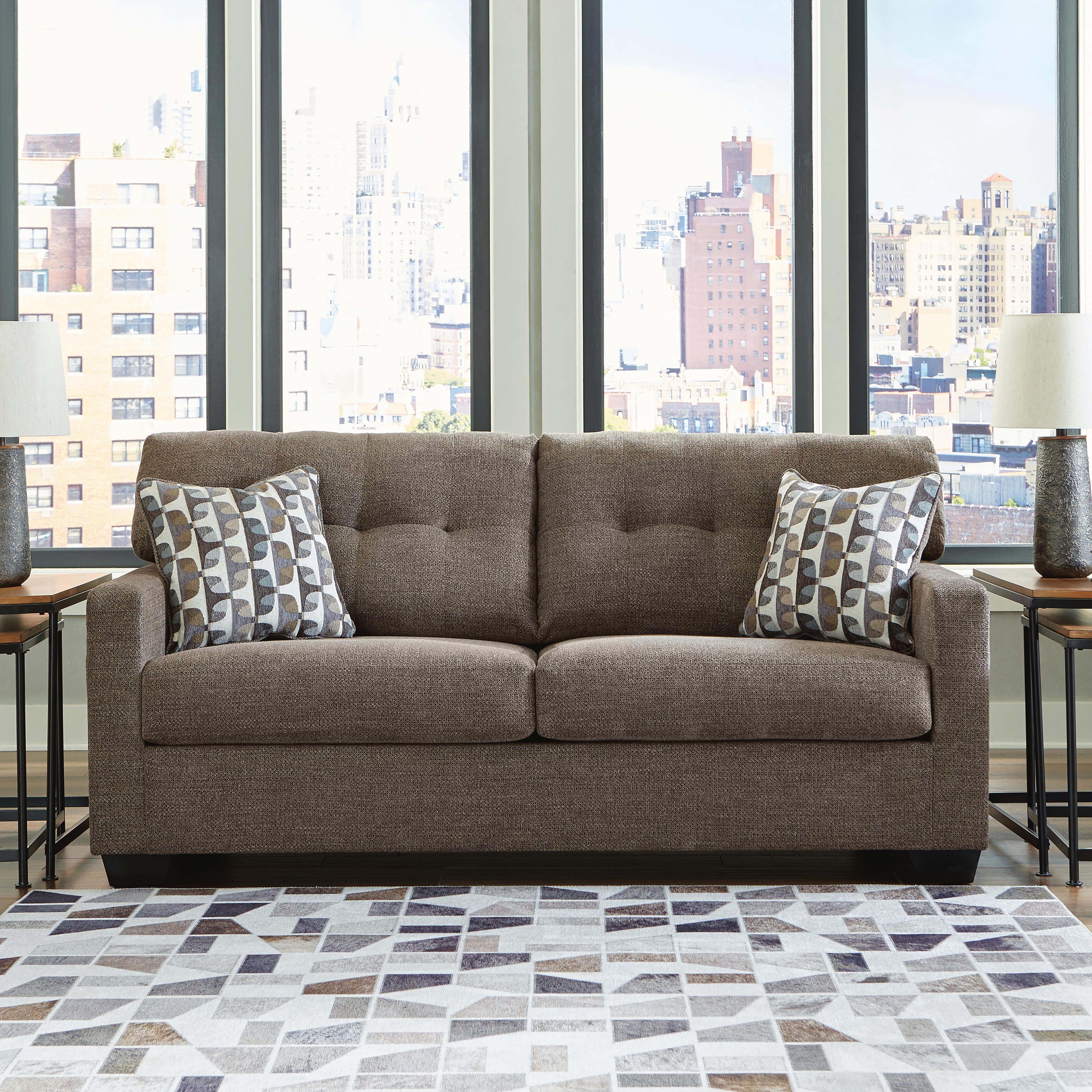 Mahoney Sofa, Chocolate, large