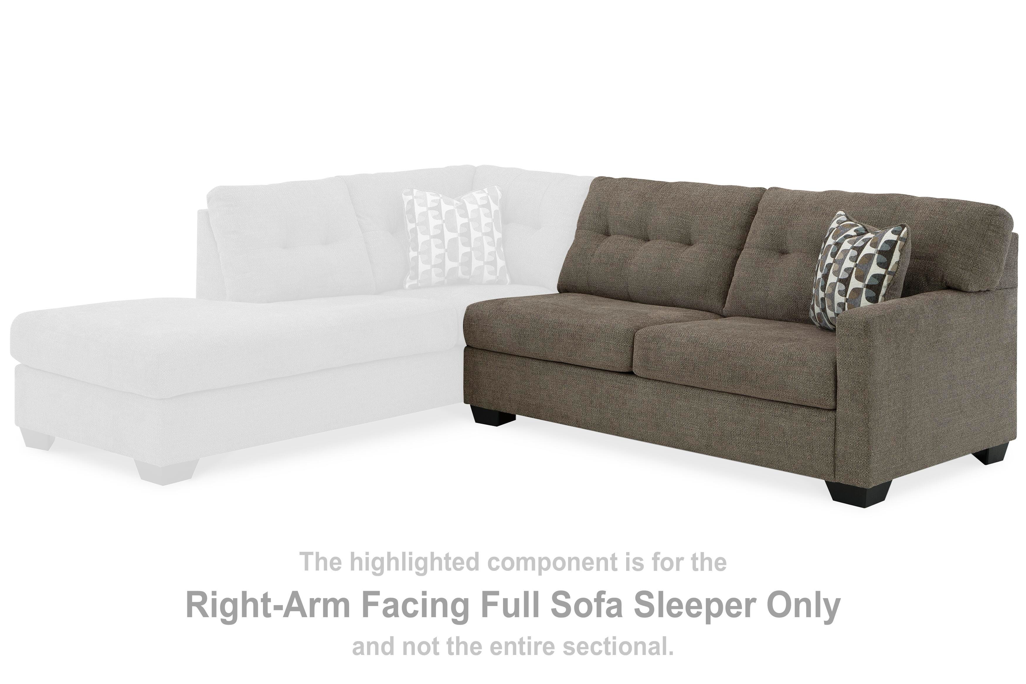 Mahoney Right-Arm Facing Full Sofa Sleeper, , large