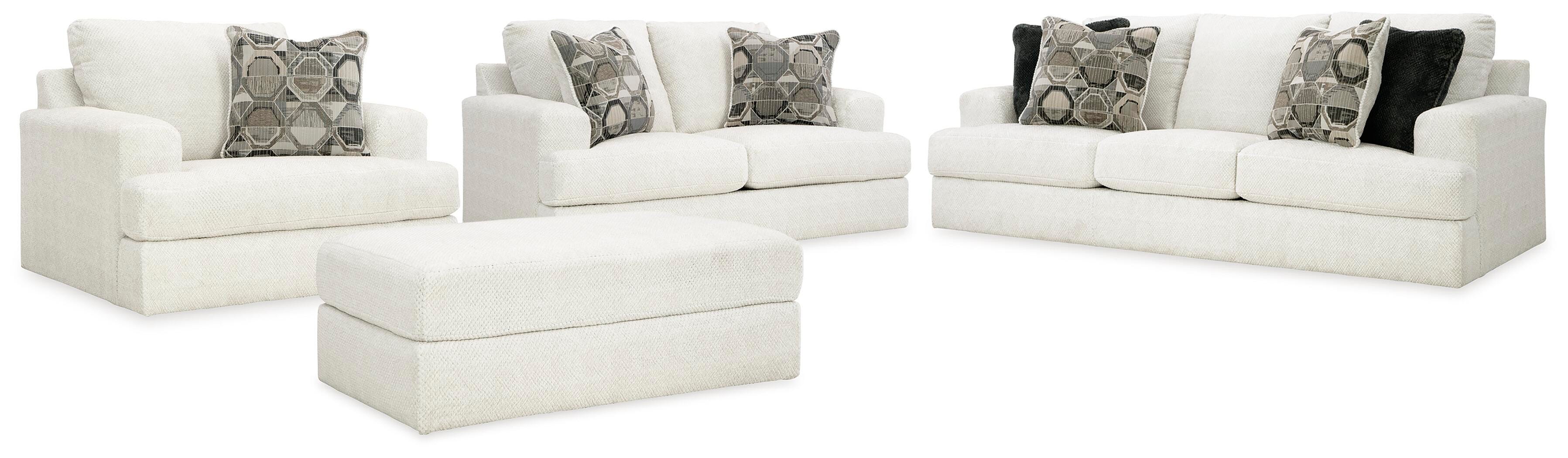 Sofá, sofá de dos plazas, sillón de gran tamaño y otomana Karinne - image 2
