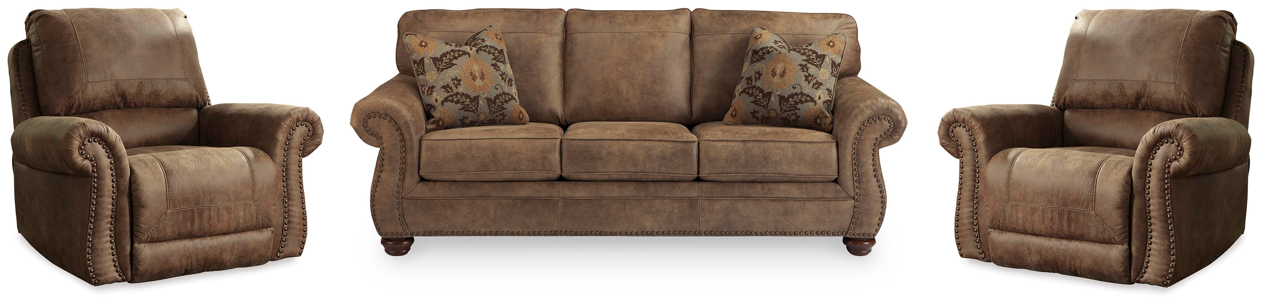 Larkinhurst Sofa and 2 Recliners - image 1