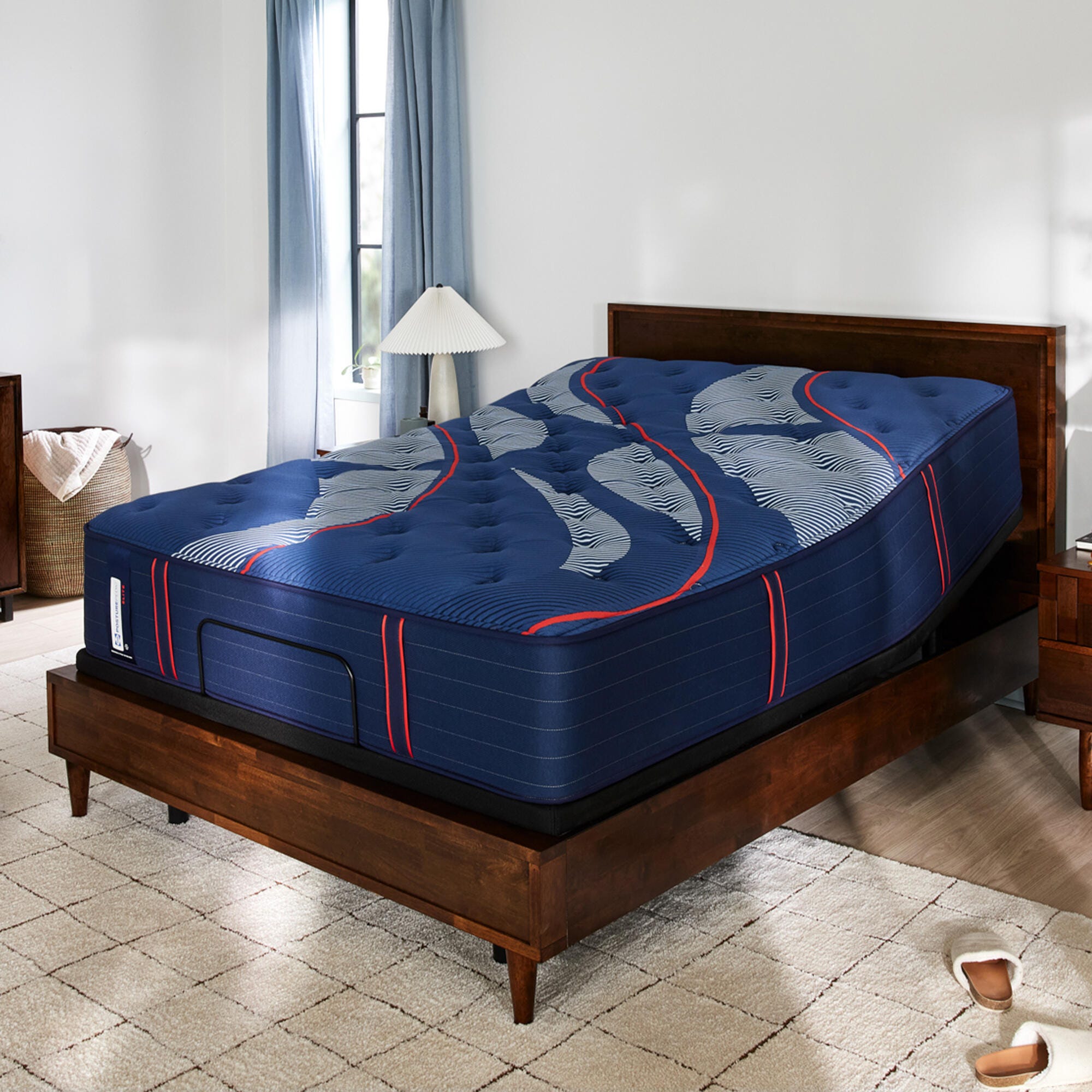 Sealy Posturepedic&reg; Elite Split California King Mattress, Blue, large