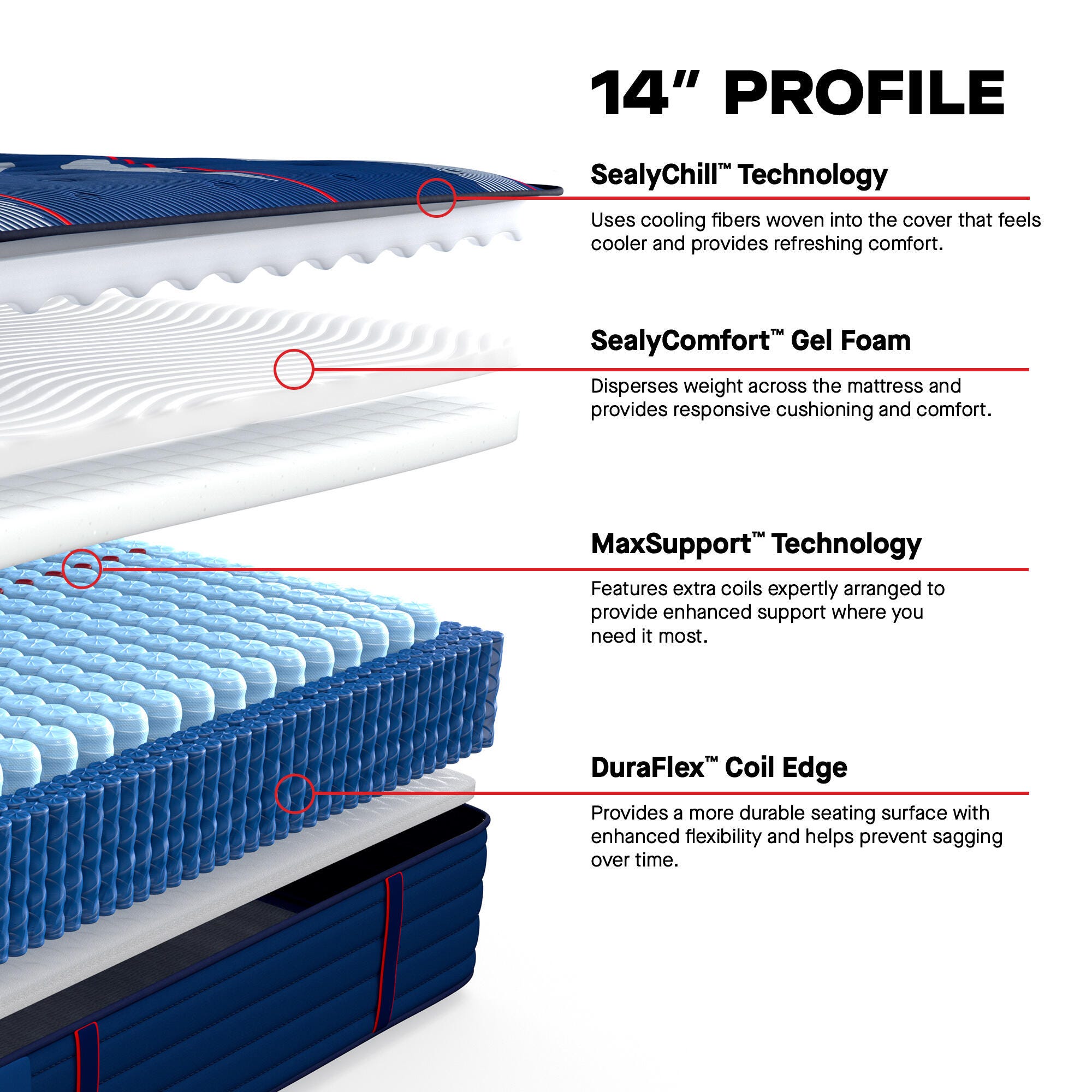 Sealy Posturepedic® Elite Albany II Firm Full Mattress | Ashley