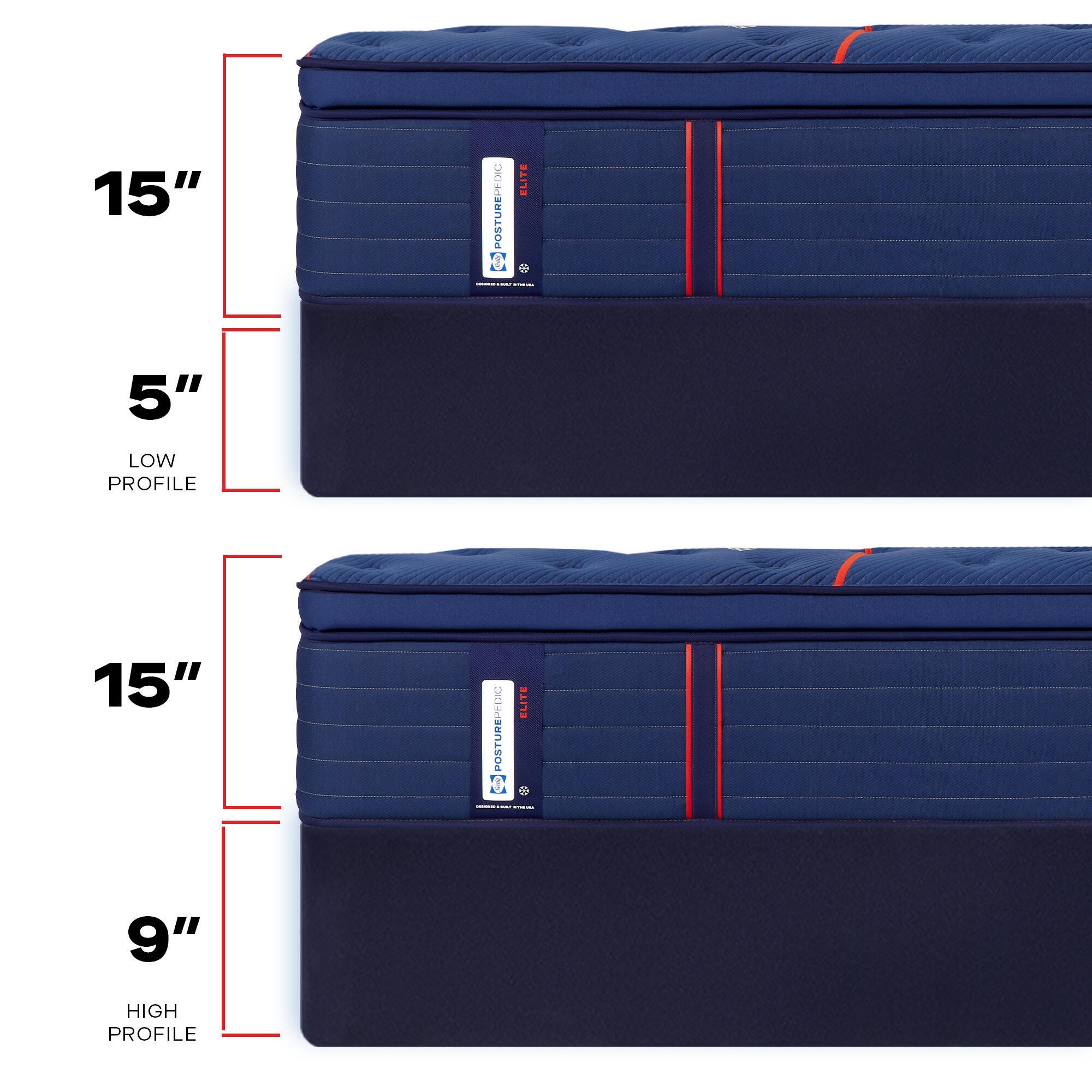 Sealy Posturepedic® Elite Albany II Soft Pillowtop King Mattress, Blue, large